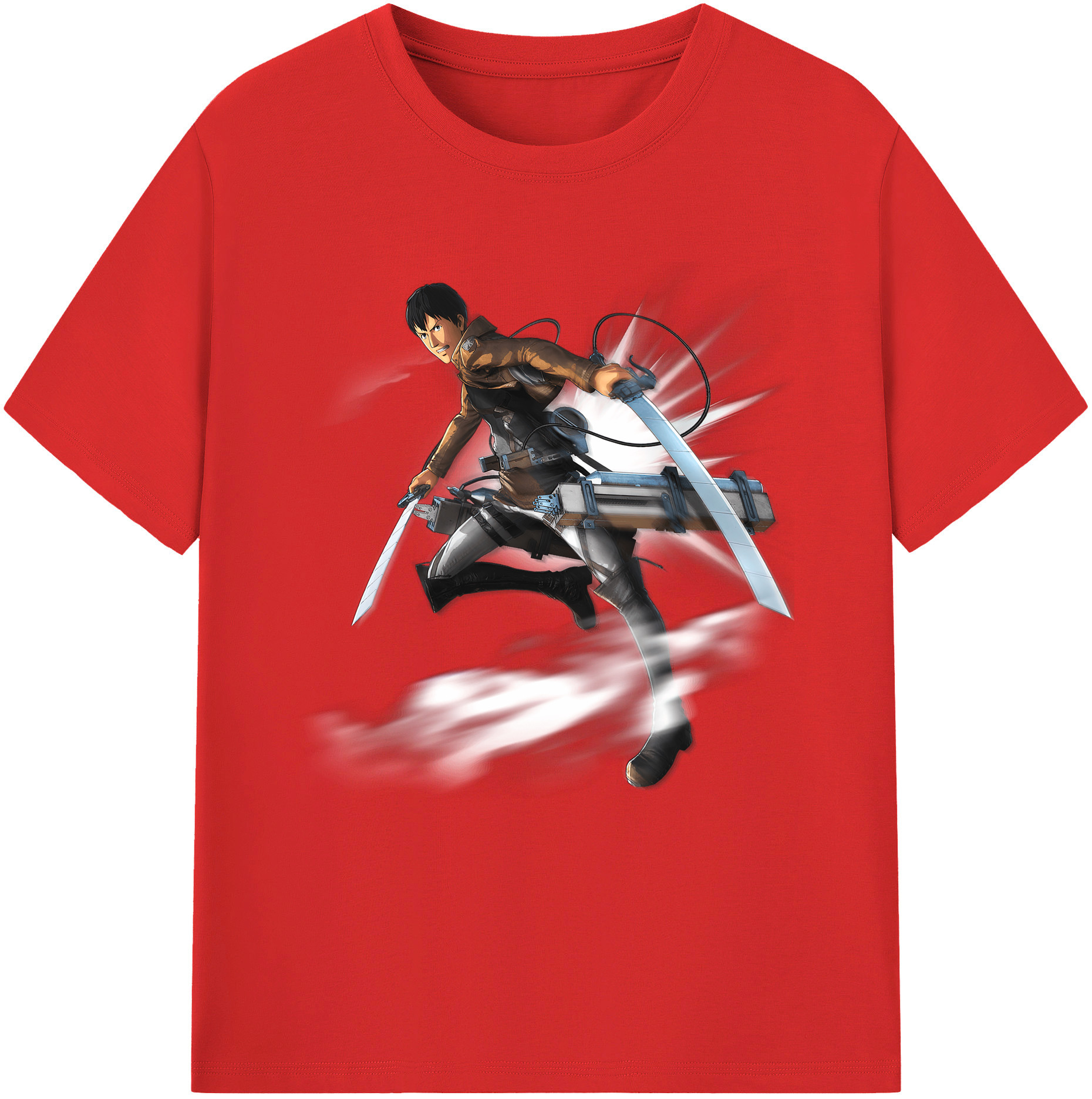 （画像用） 進撃の巨人 ベルトルト・フーバー Attack on Titan Bertholdt Hoover 綿100％半袖Tシャツ（フロントプリント）