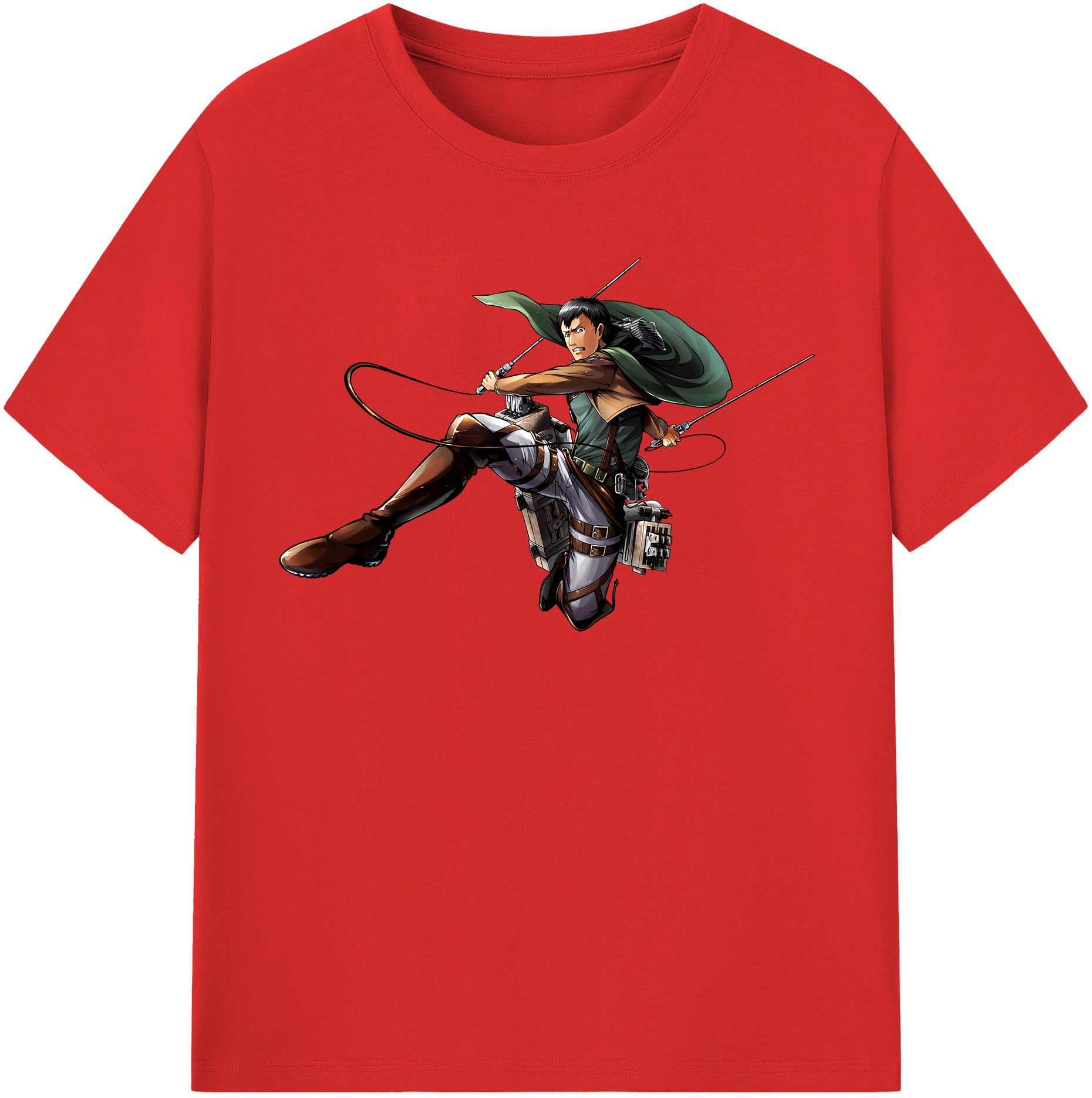 （画像用） 進撃の巨人 ベルトルト・フーバー Attack on Titan Bertholdt Hoover 綿100％半袖Tシャツ（フロントプリント）