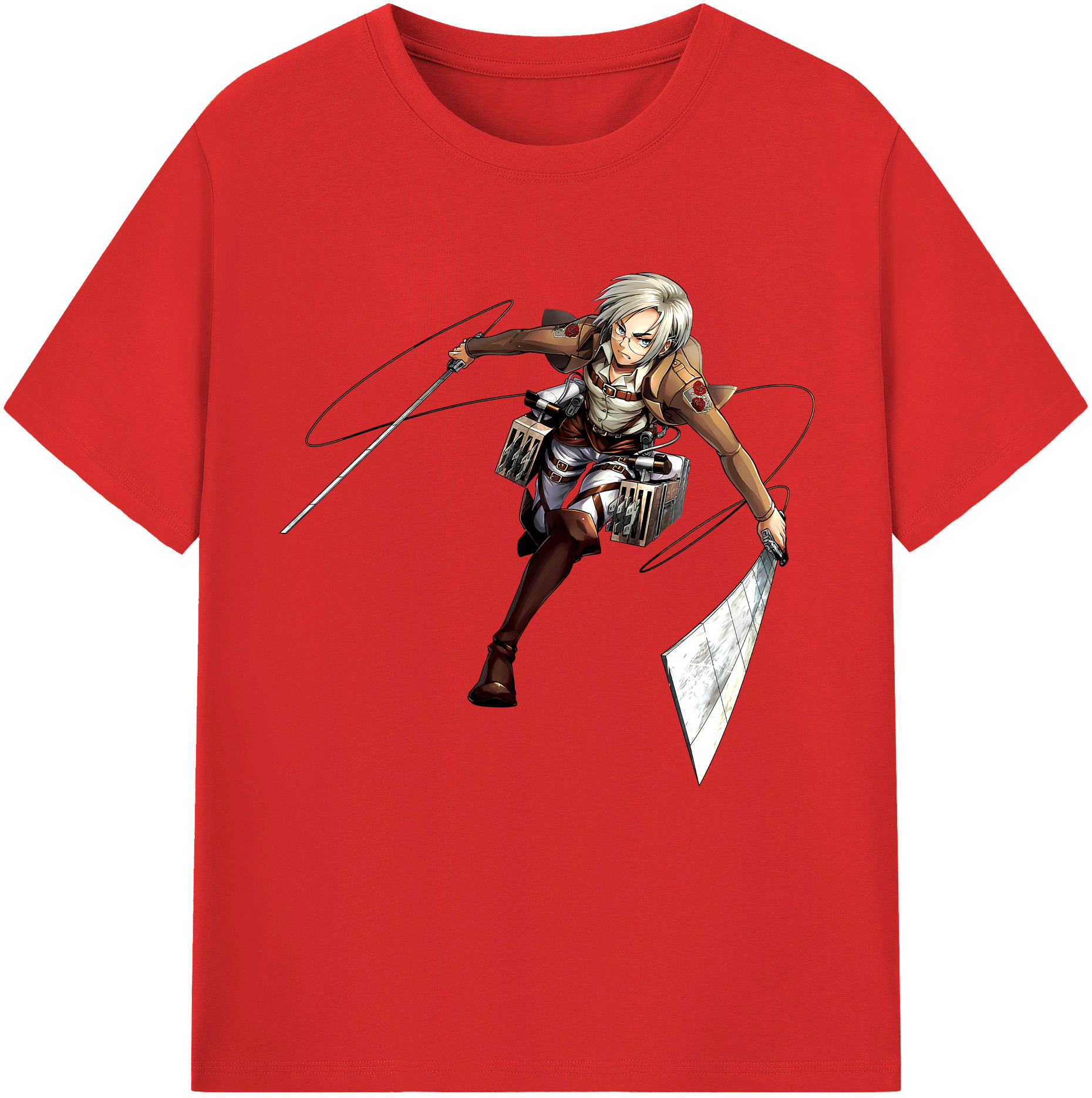 （画像用）  綿100％半袖Tシャツ（フロントプリント）