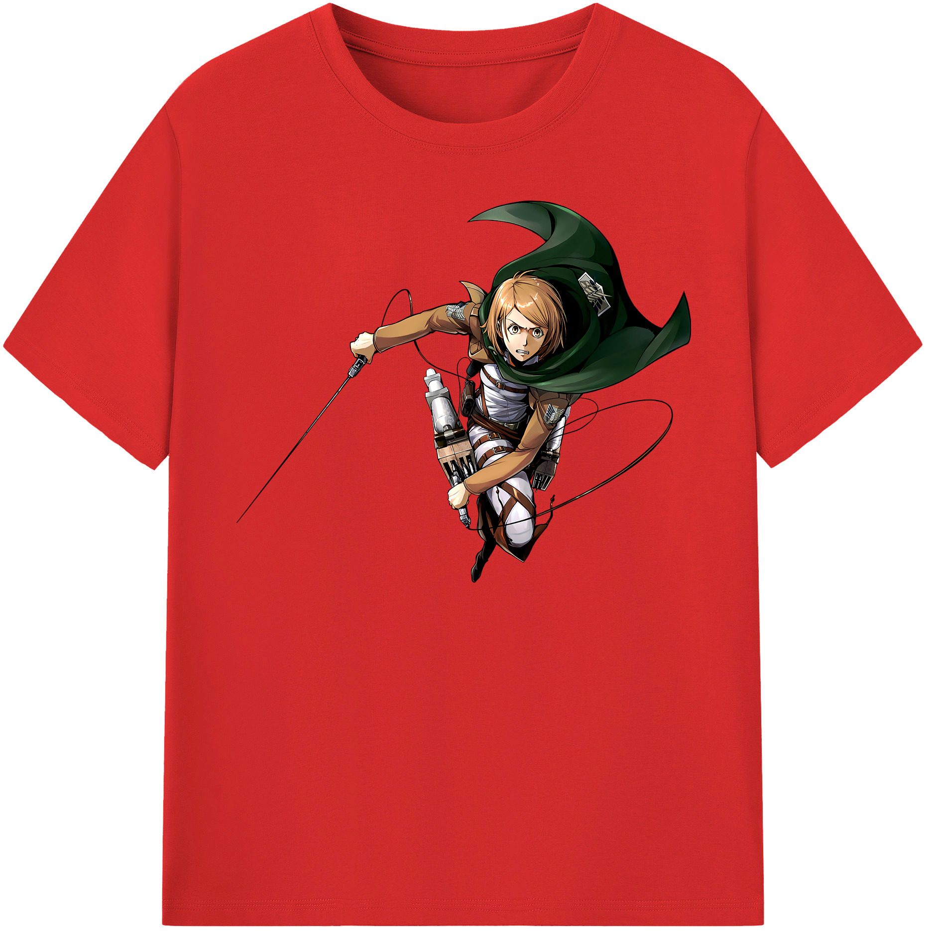 （画像用） 進撃の巨人 ペトラ·ラル Attack on Titan Petra Rall 綿100％半袖Tシャツ（フロントプリント）