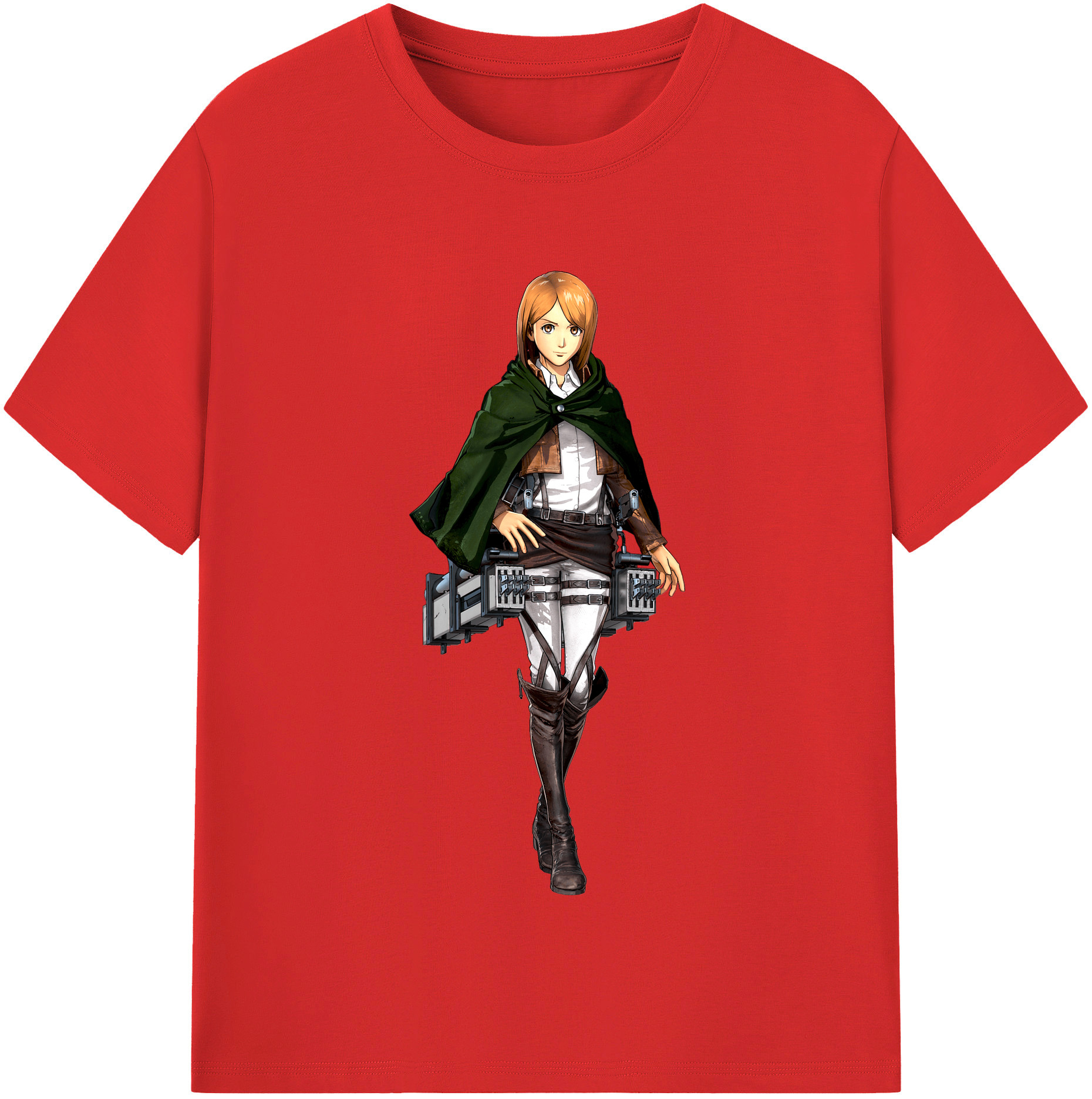 （画像用） 進撃の巨人 ペトラ·ラル Attack on Titan Petra Rall 綿100％半袖Tシャツ（フロントプリント）
