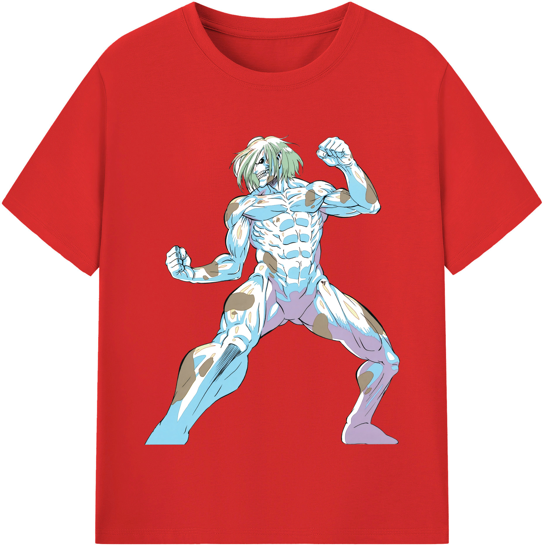 （画像用） 進撃の巨人 Attack on Titan 綿100％半袖Tシャツ（フロントプリント）