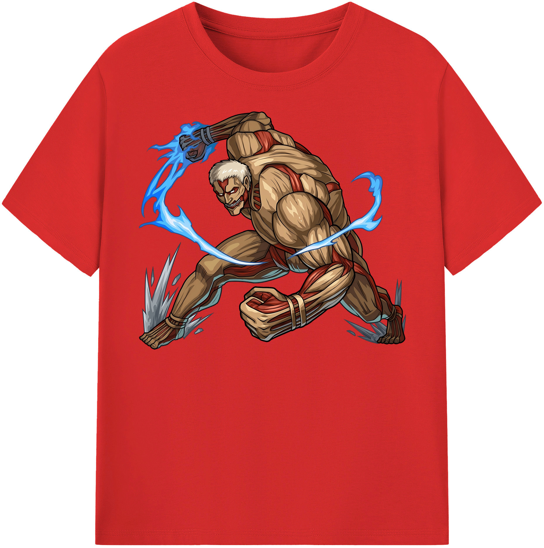 （画像用） 進撃の巨人 Attack on Titan 綿100％半袖Tシャツ（フロントプリント）