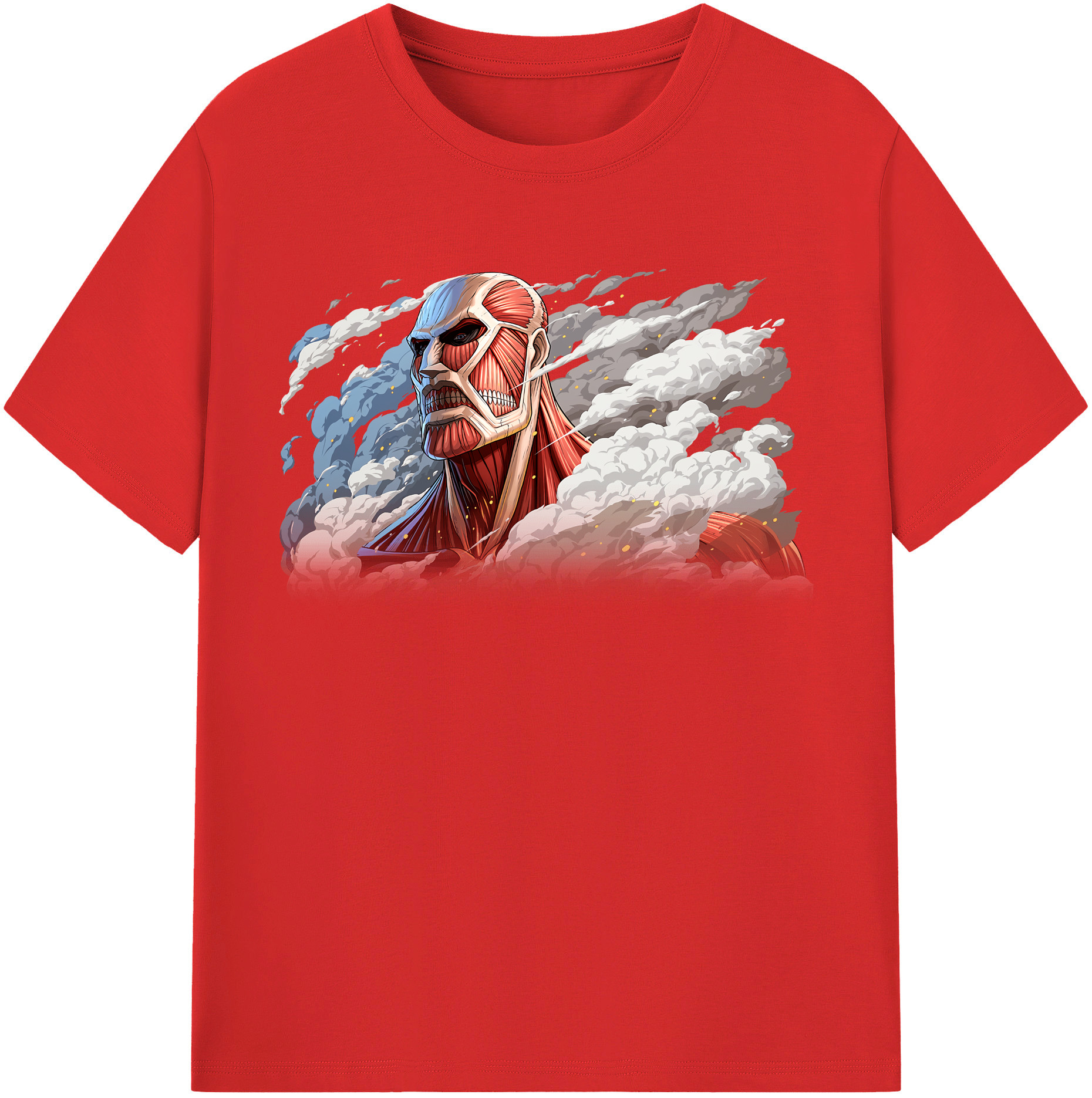 （画像用） 進撃の巨人 Attack on Titan 綿100％半袖Tシャツ（フロントプリント）