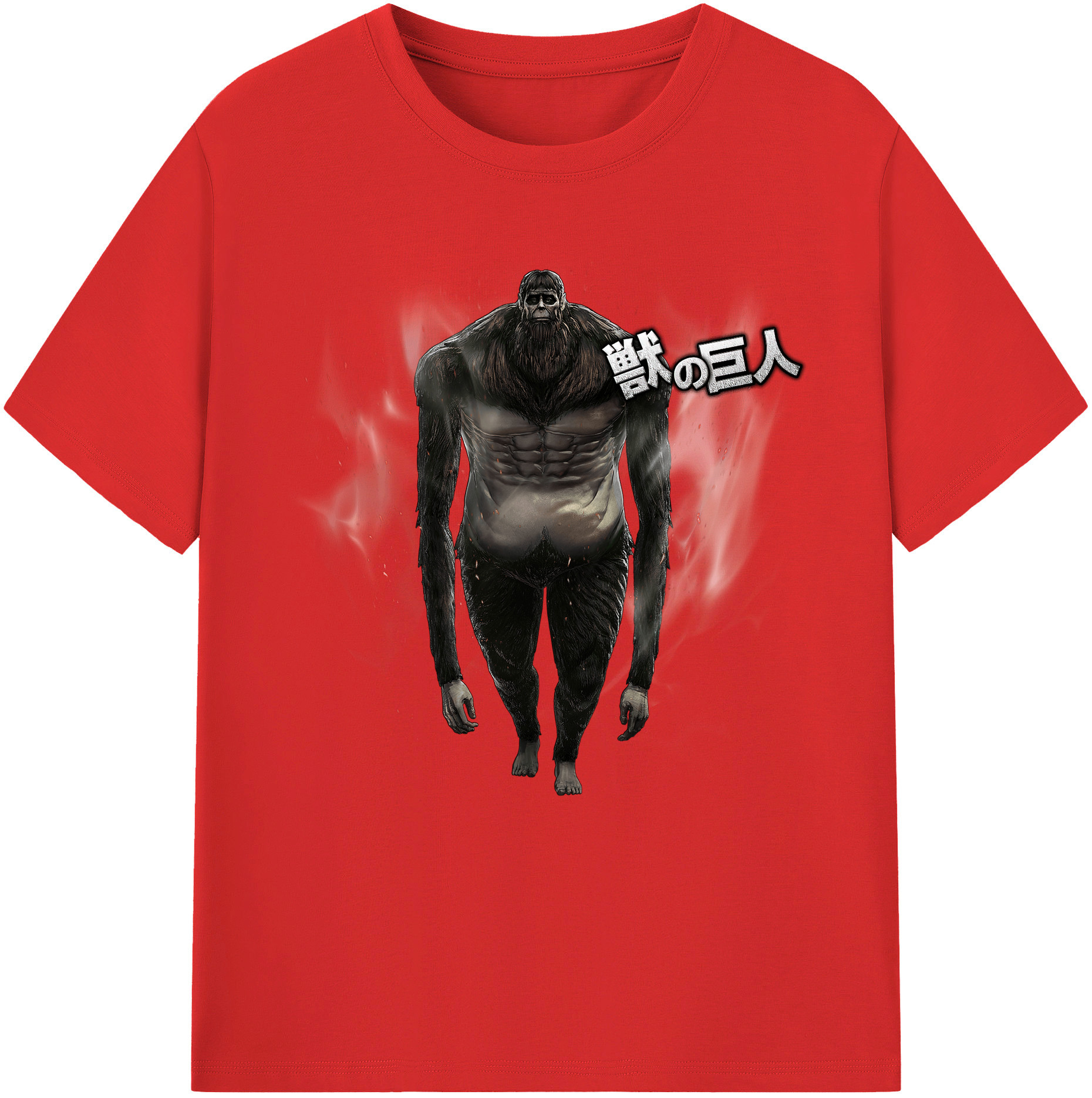 （画像用） 進撃の巨人 Attack on Titan 綿100％半袖Tシャツ（フロントプリント）