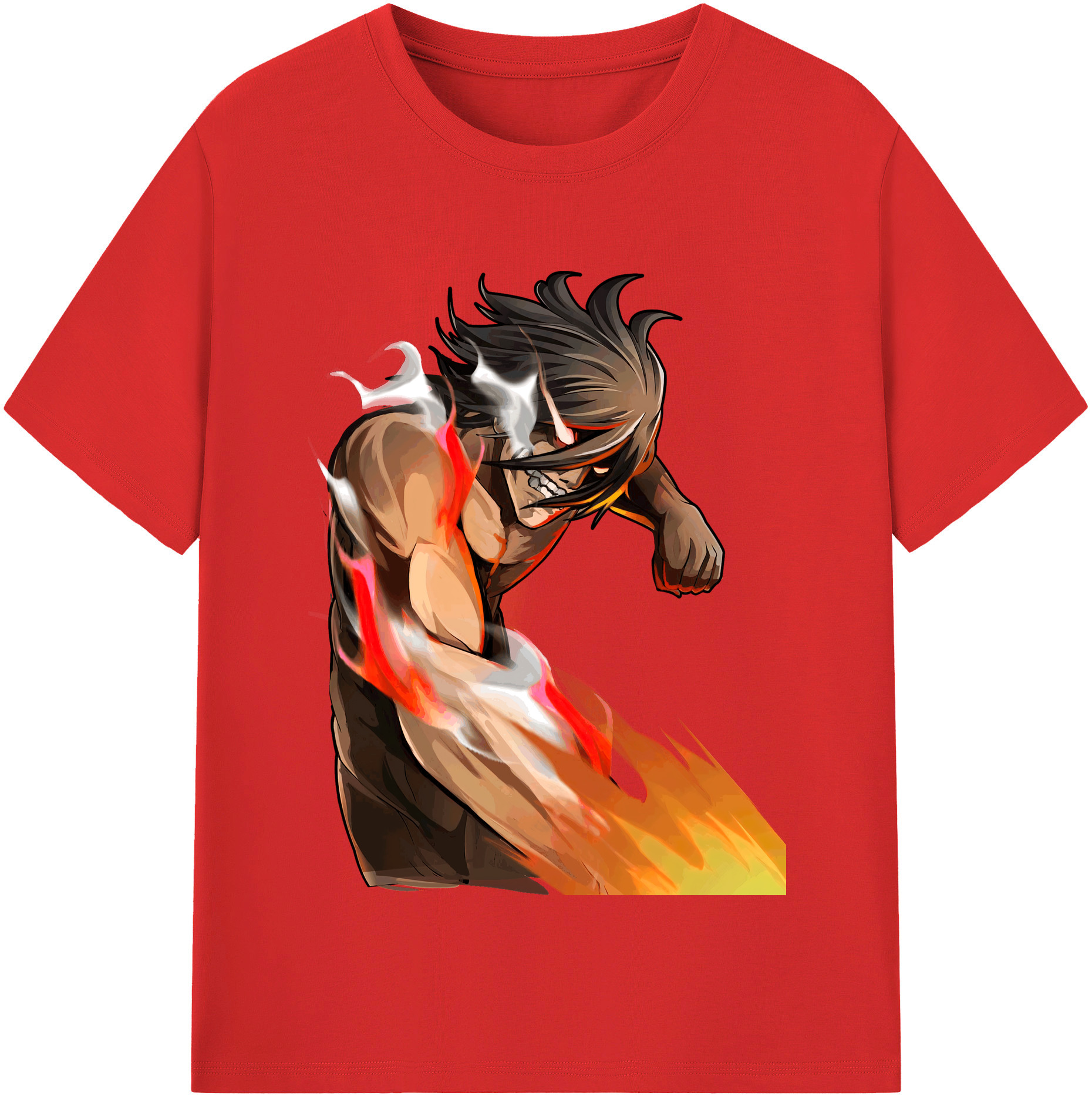 （画像用） 進撃の巨人 Attack on Titan 綿100％半袖Tシャツ（フロントプリント）