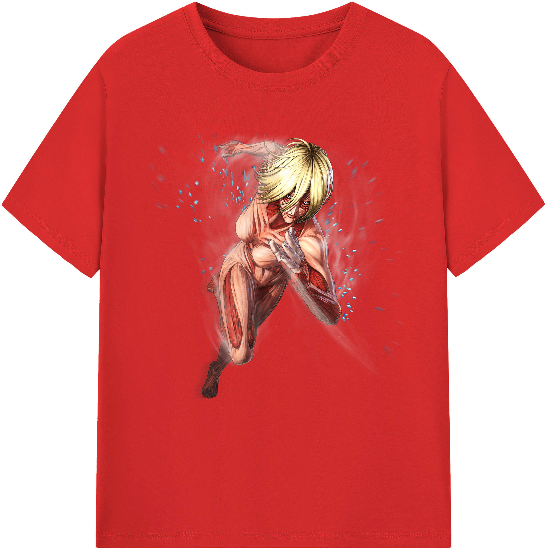 （画像用） 進撃の巨人 Attack on Titan 綿100％半袖Tシャツ（フロントプリント）