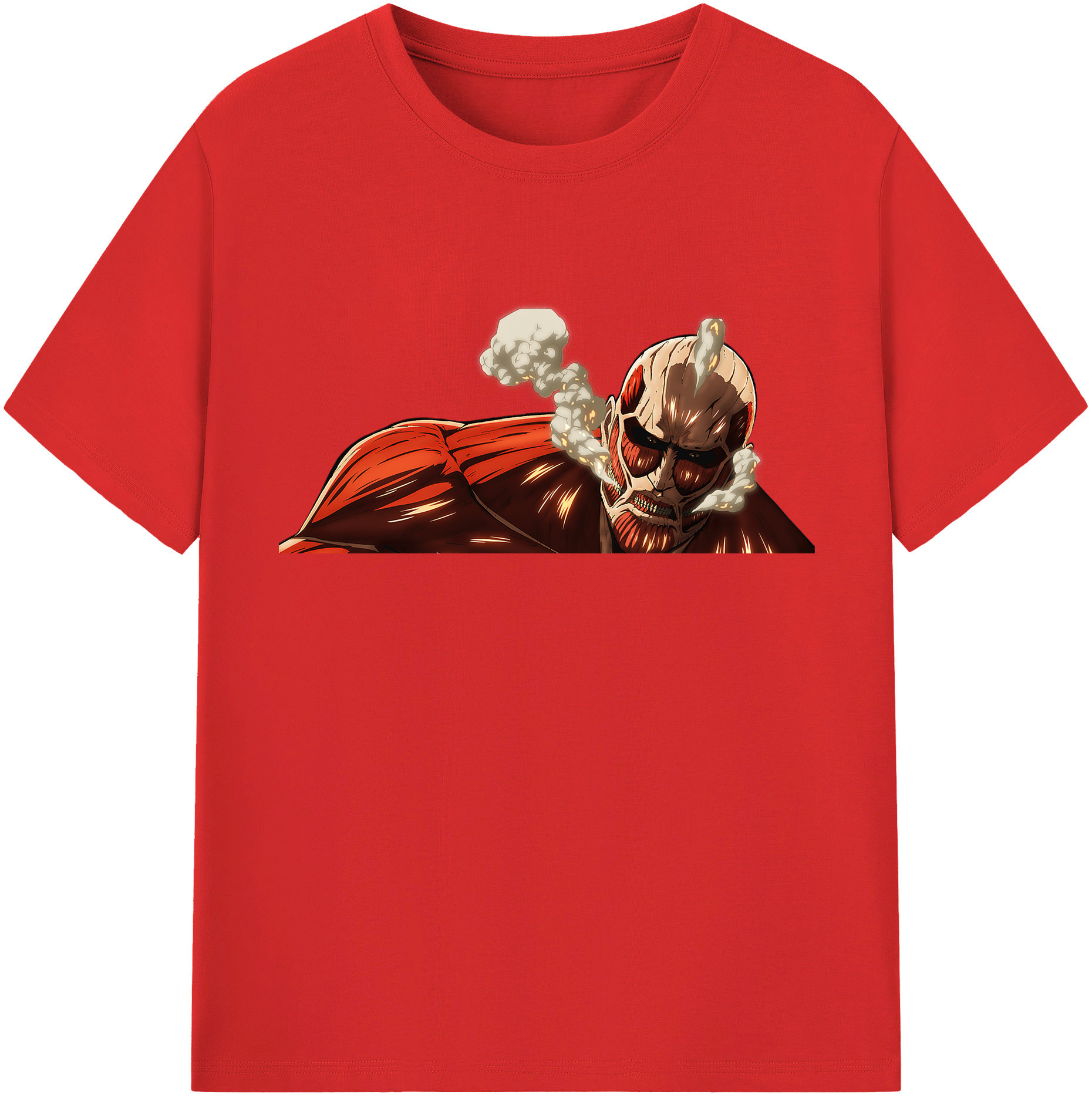 （画像用） 進撃の巨人 Attack on Titan 綿100％半袖Tシャツ（フロントプリント）