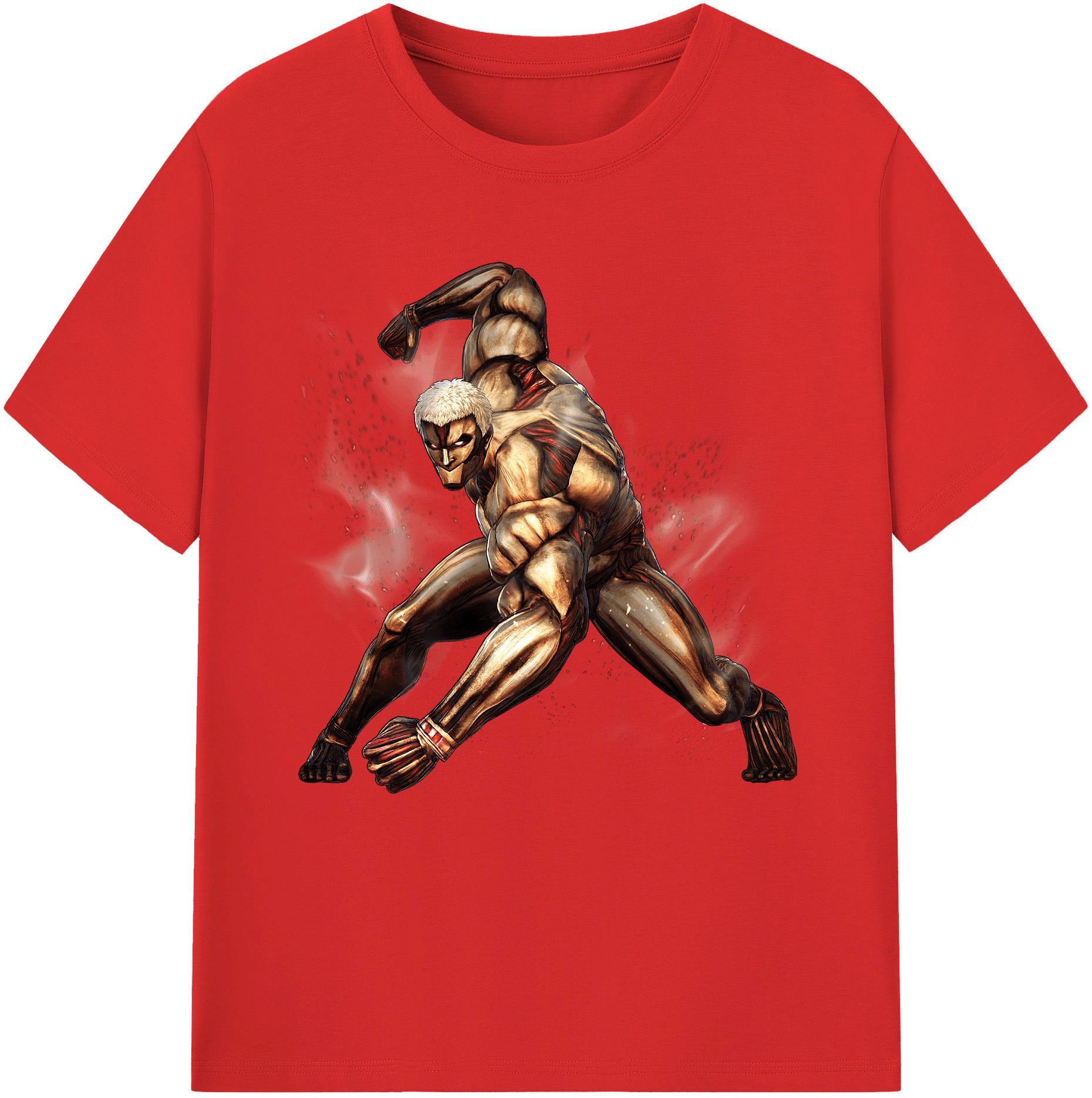 （画像用） 進撃の巨人 Attack on Titan 綿100％半袖Tシャツ（フロントプリント）