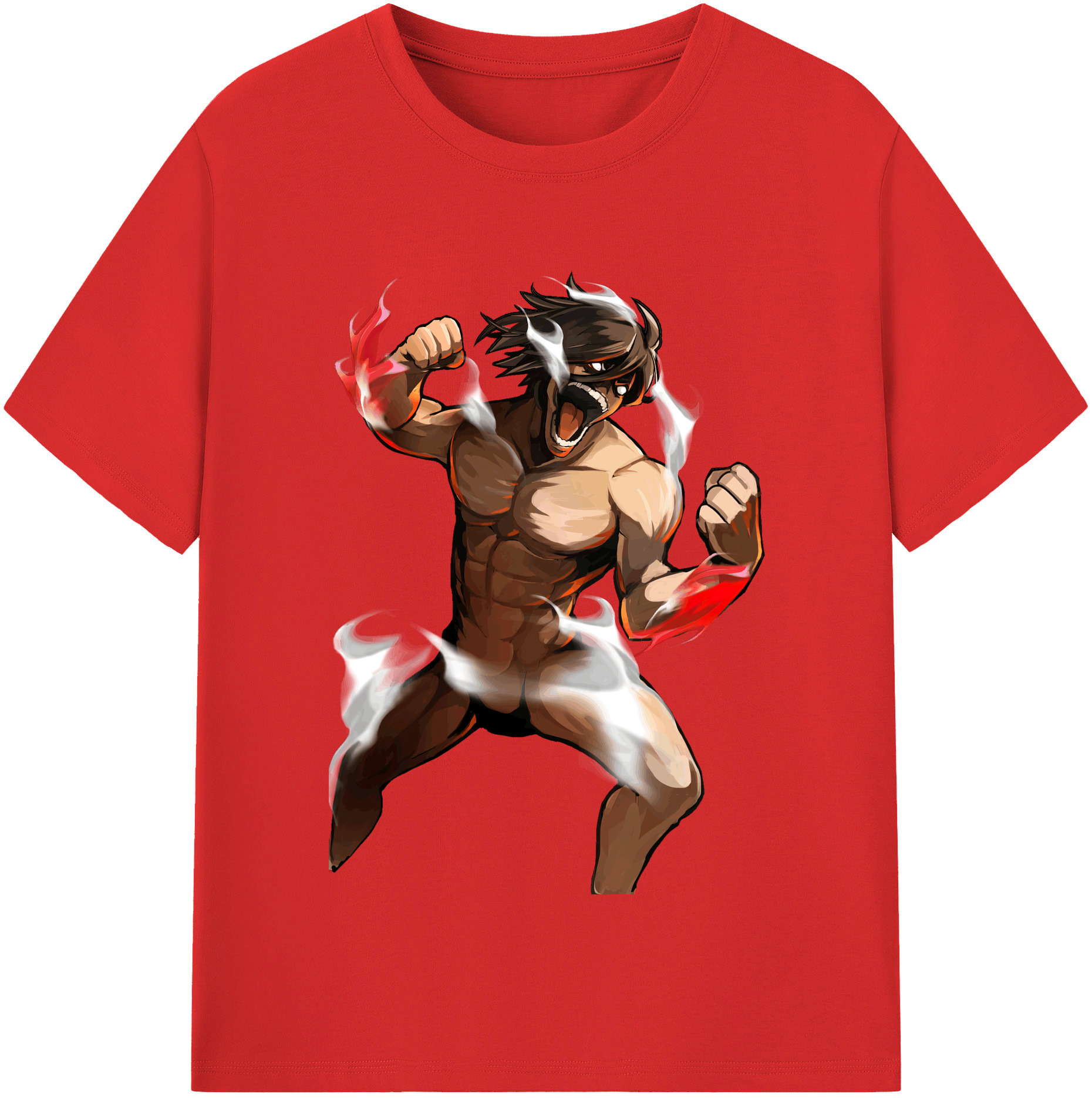 （画像用） 進撃の巨人 Attack on Titan 綿100％半袖Tシャツ（フロントプリント）