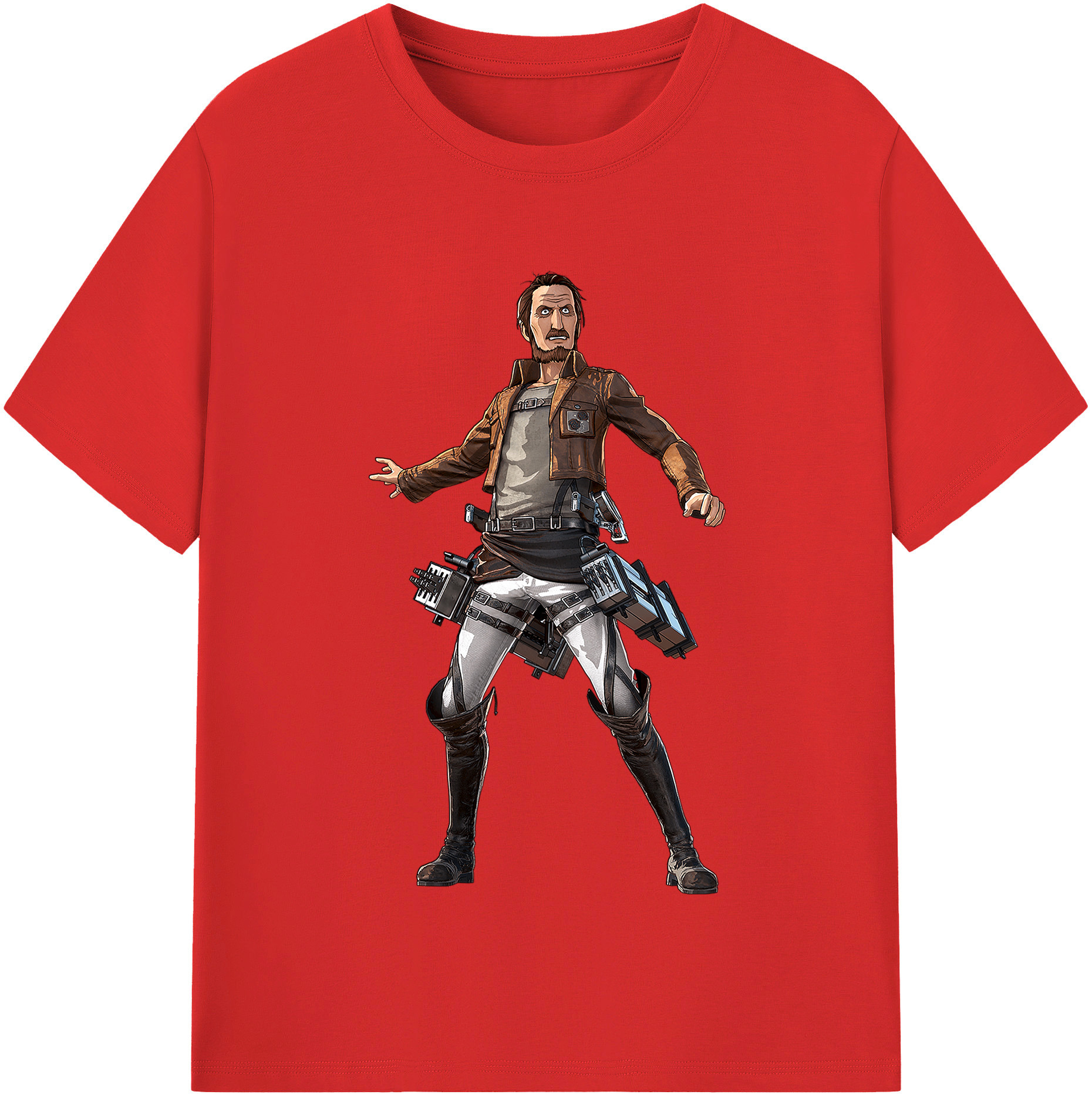 （画像用） 進撃の巨人 Attack on Titan 綿100％半袖Tシャツ（フロントプリント）