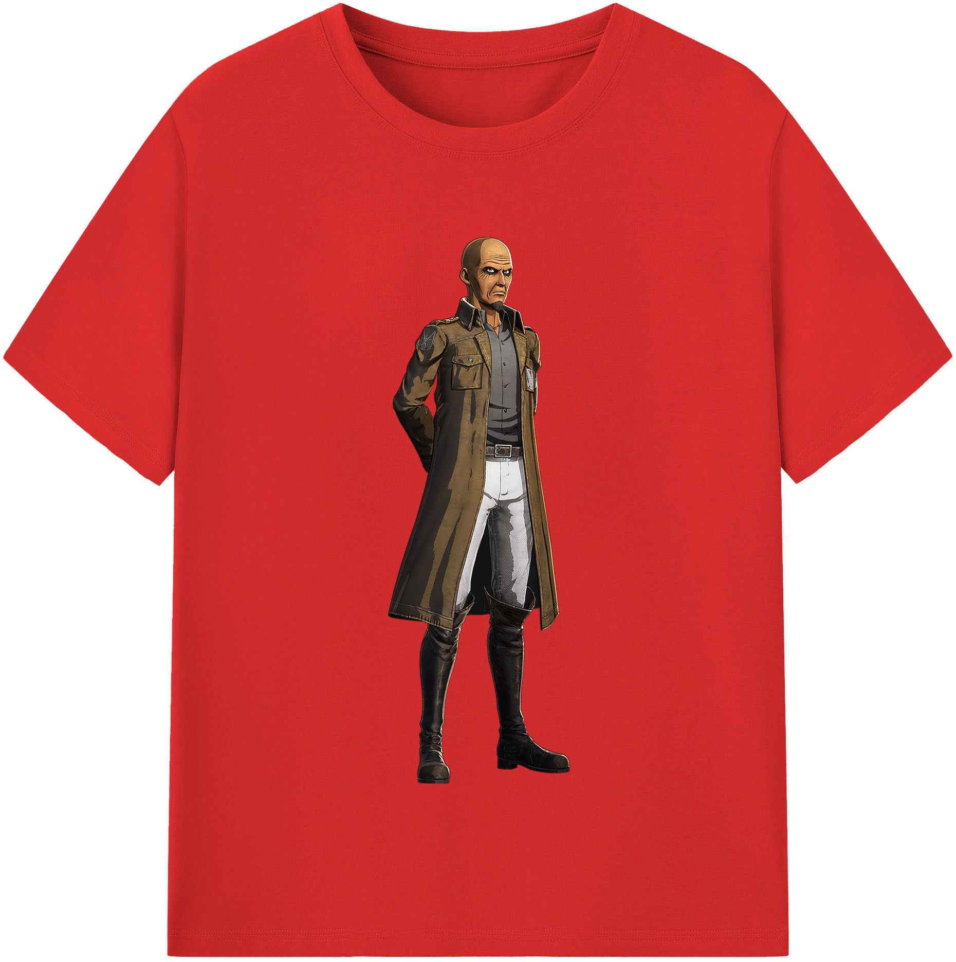 （画像用） 進撃の巨人 Attack on Titan 綿100％半袖Tシャツ（フロントプリント）
