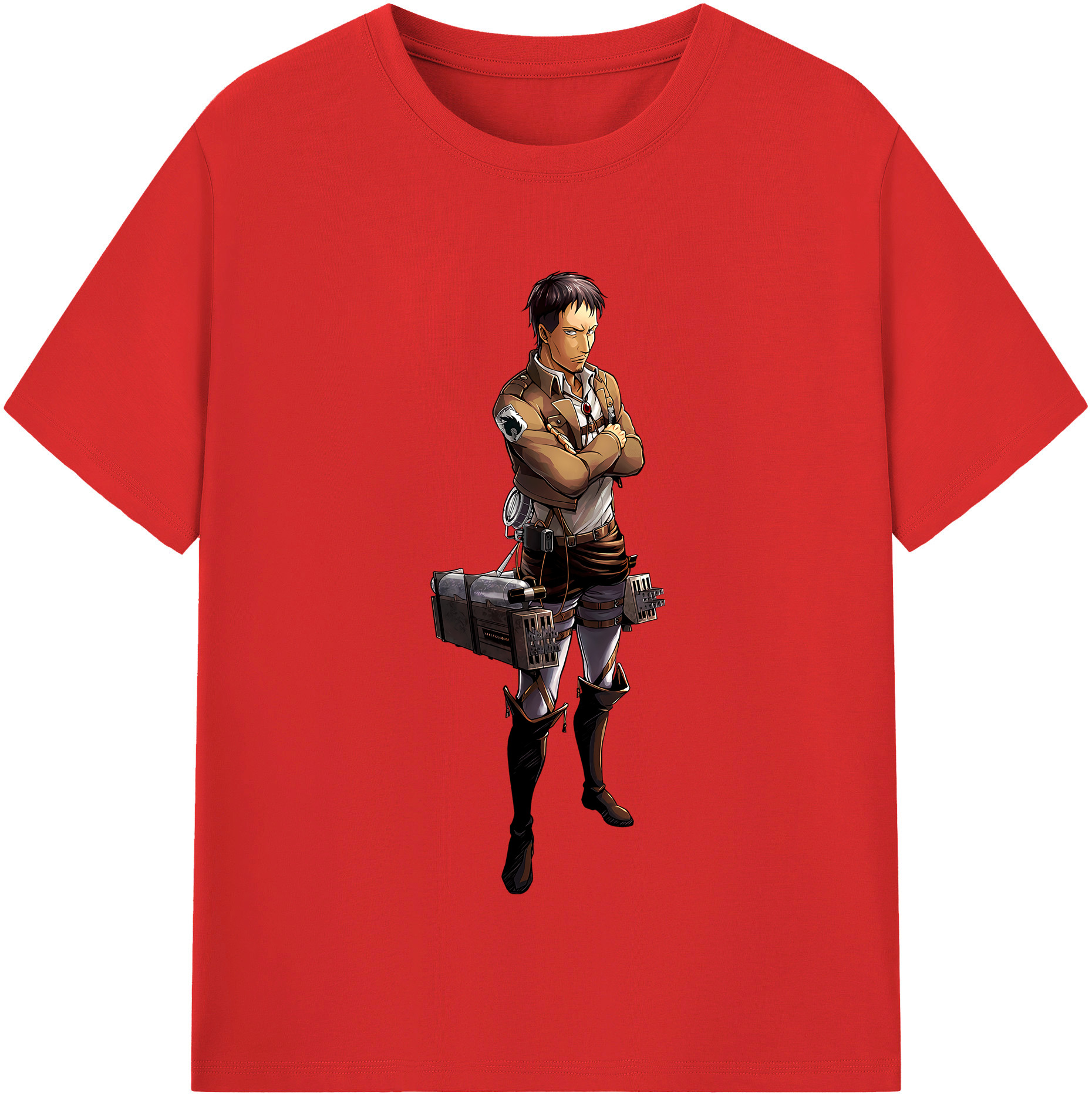 （画像用） 進撃の巨人 Attack on Titan 綿100％半袖Tシャツ（フロントプリント）