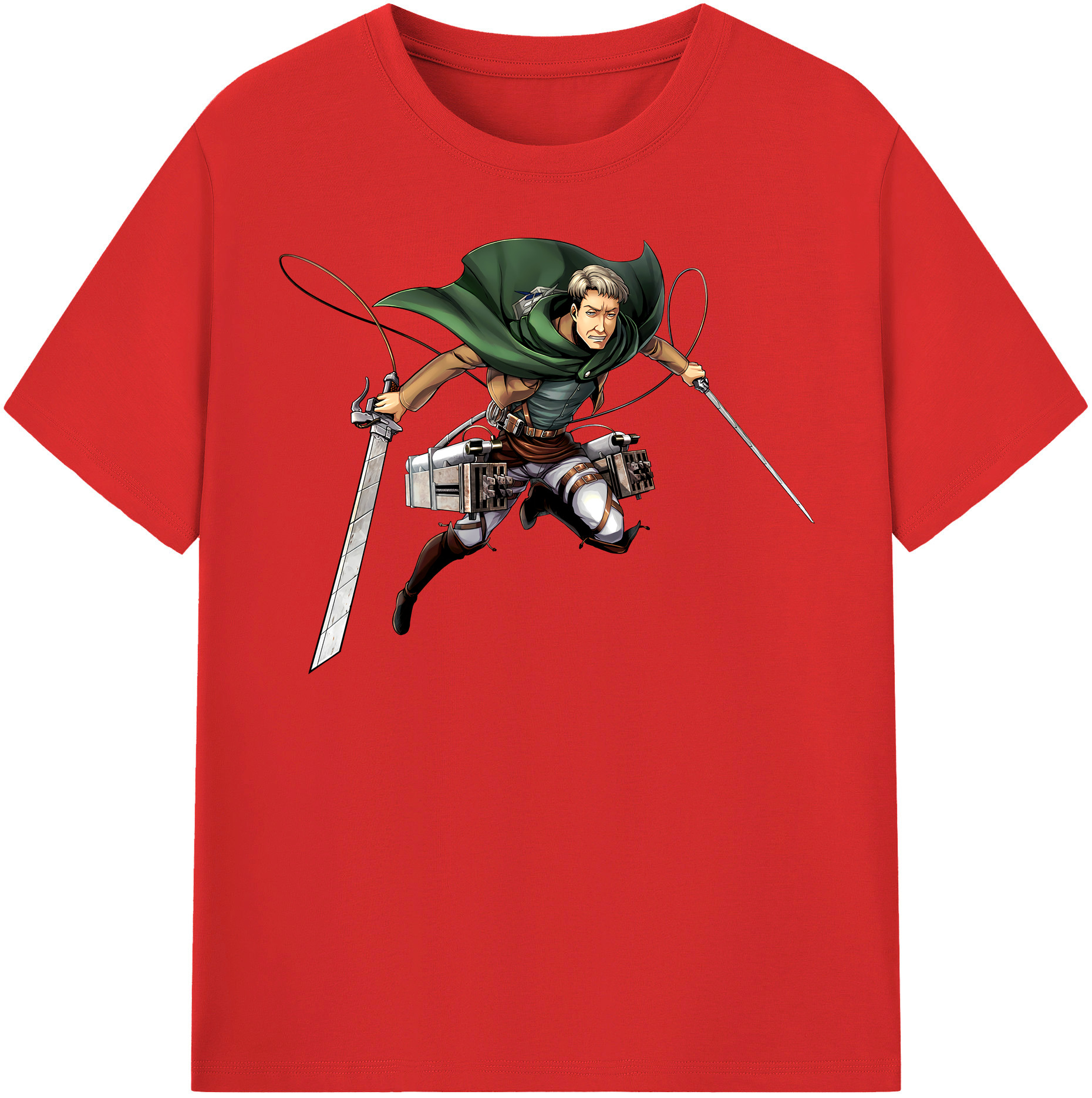 （画像用） 進撃の巨人 Attack on Titan 綿100％半袖Tシャツ（フロントプリント）