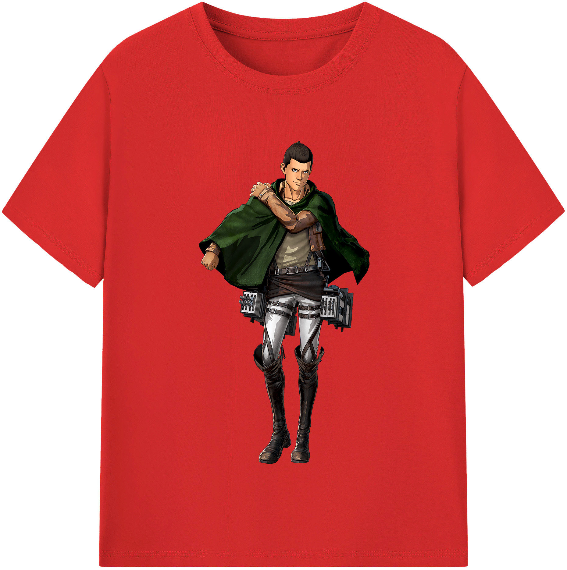 （画像用） 進撃の巨人 Attack on Titan 綿100％半袖Tシャツ（フロントプリント）
