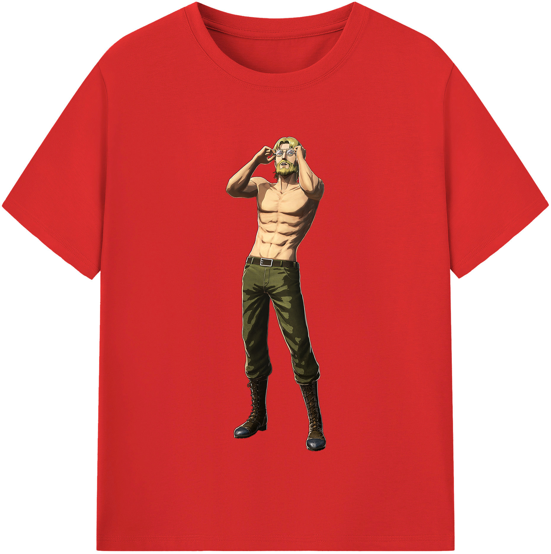（画像用） 進撃の巨人 Attack on Titan 綿100％半袖Tシャツ（フロントプリント）