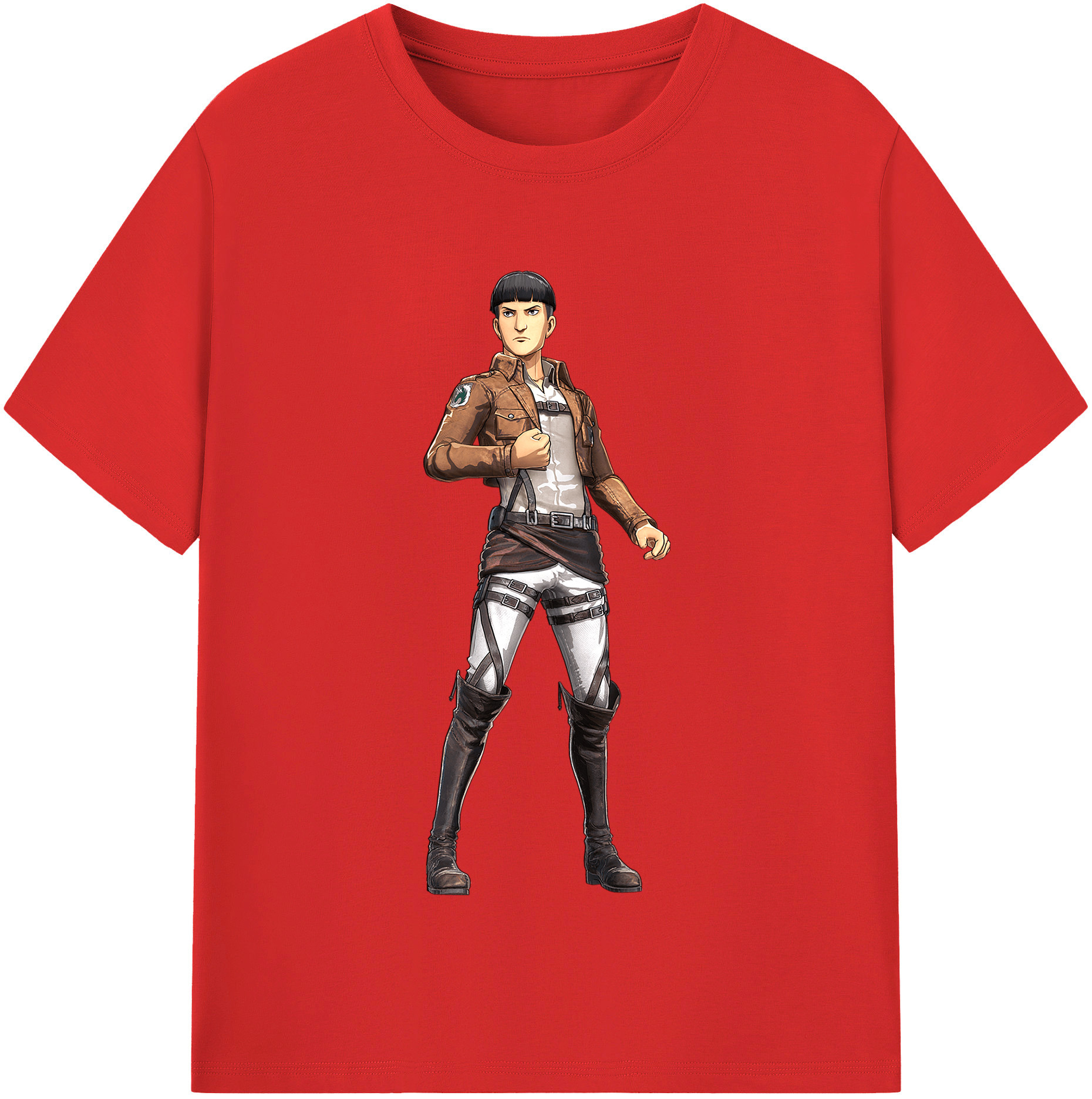 （画像用） 進撃の巨人 Attack on Titan 綿100％半袖Tシャツ（フロントプリント）