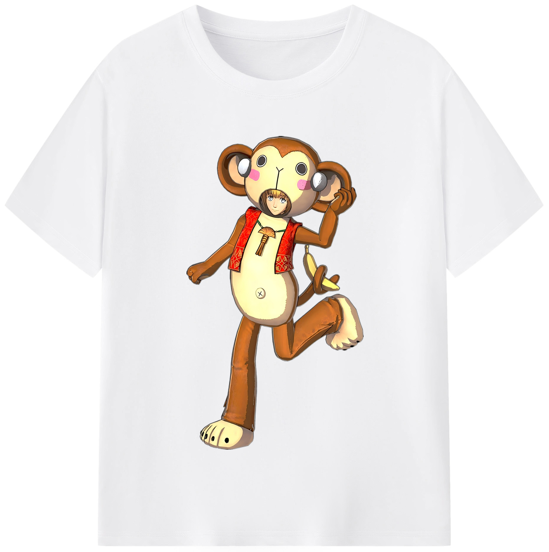 （画像用） 進撃の巨人 アルミン·アルレルト Attack on Titan Armin Arlert 綿100％半袖Tシャツ（フロントプリント）