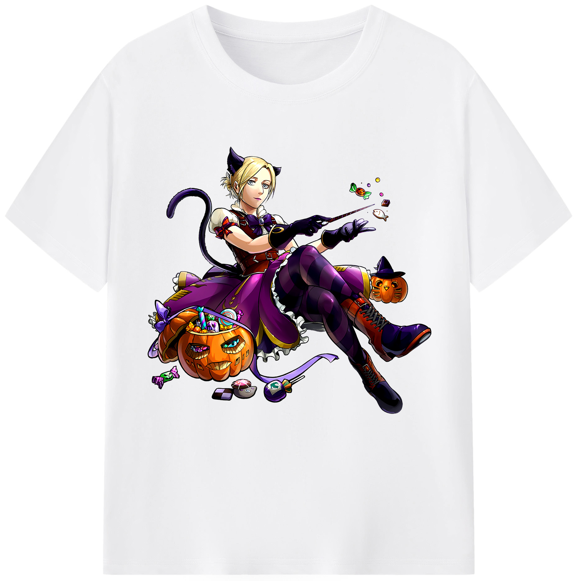 （画像用） 進撃の巨人 アニ・レオンハート Attack on Titan Annie Leonhart 綿100％半袖Tシャツ（フロントプリント）