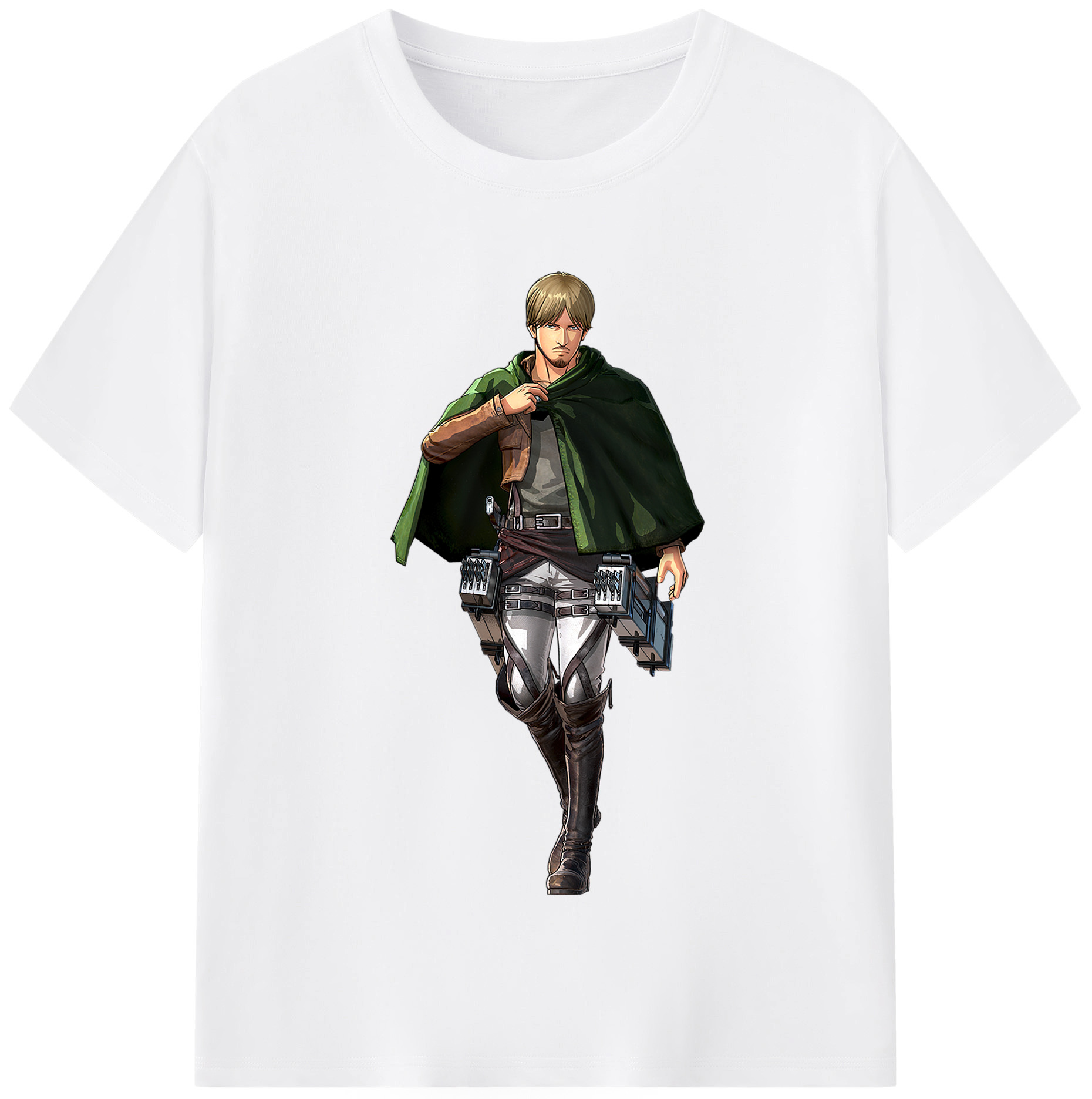 （画像用） 進撃の巨人 ミケ·ザカリアス Attack on Titan Mike Zakarius 綿100％半袖Tシャツ（フロントプリント）