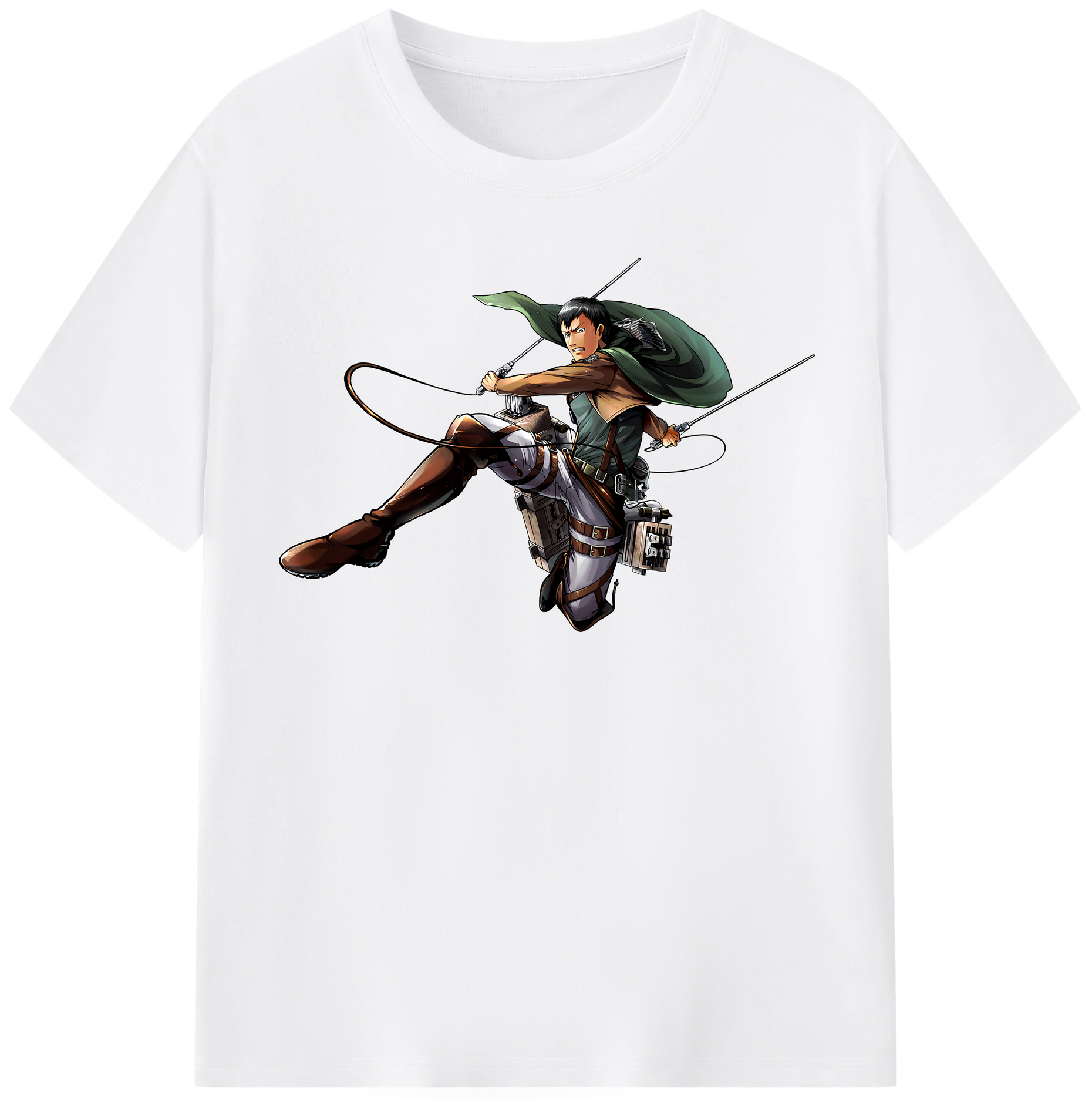 （画像用） 進撃の巨人 ベルトルト・フーバー Attack on Titan Bertholdt Hoover 綿100％半袖Tシャツ（フロントプリント）