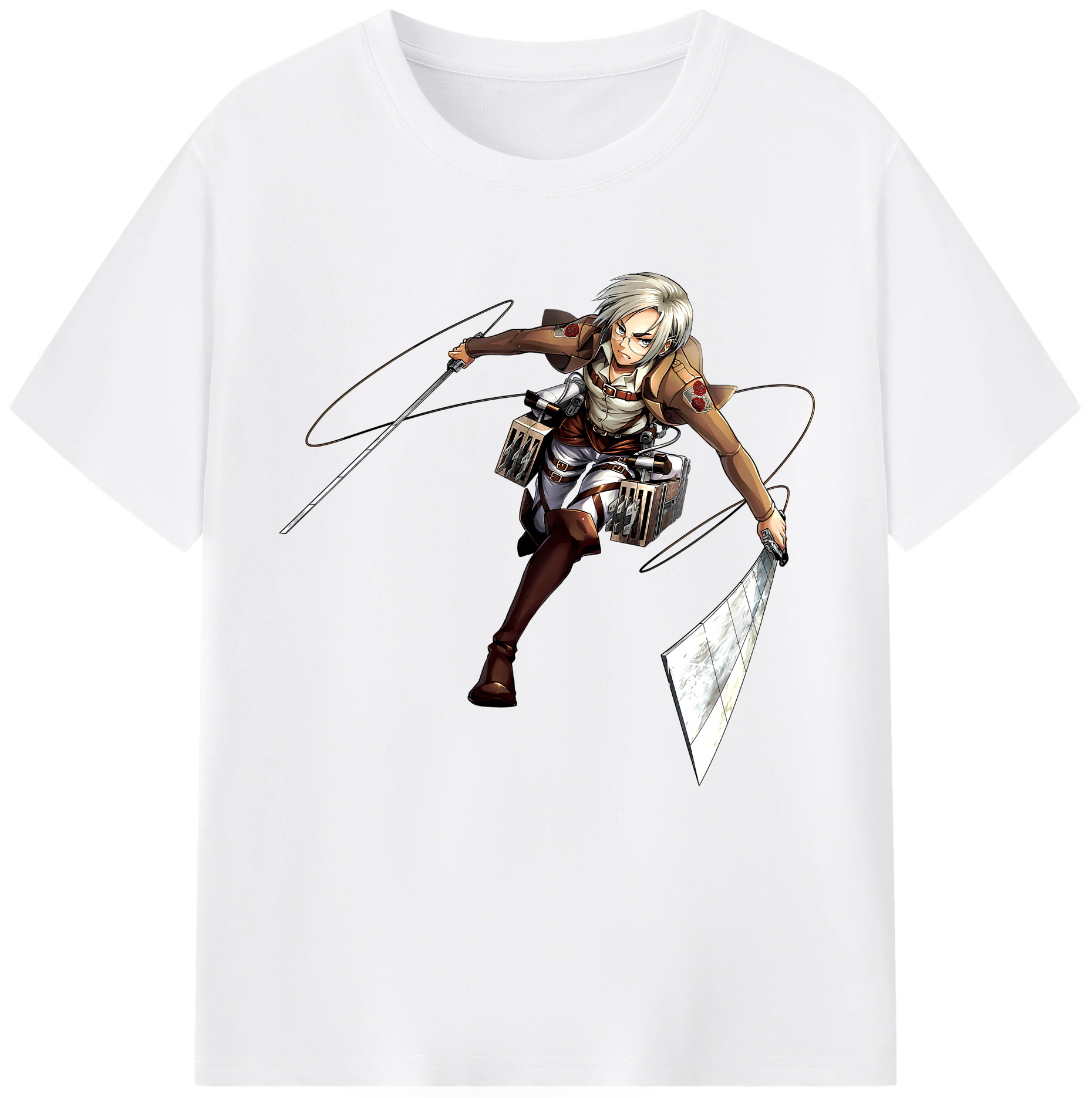 （画像用）  綿100％半袖Tシャツ（フロントプリント）