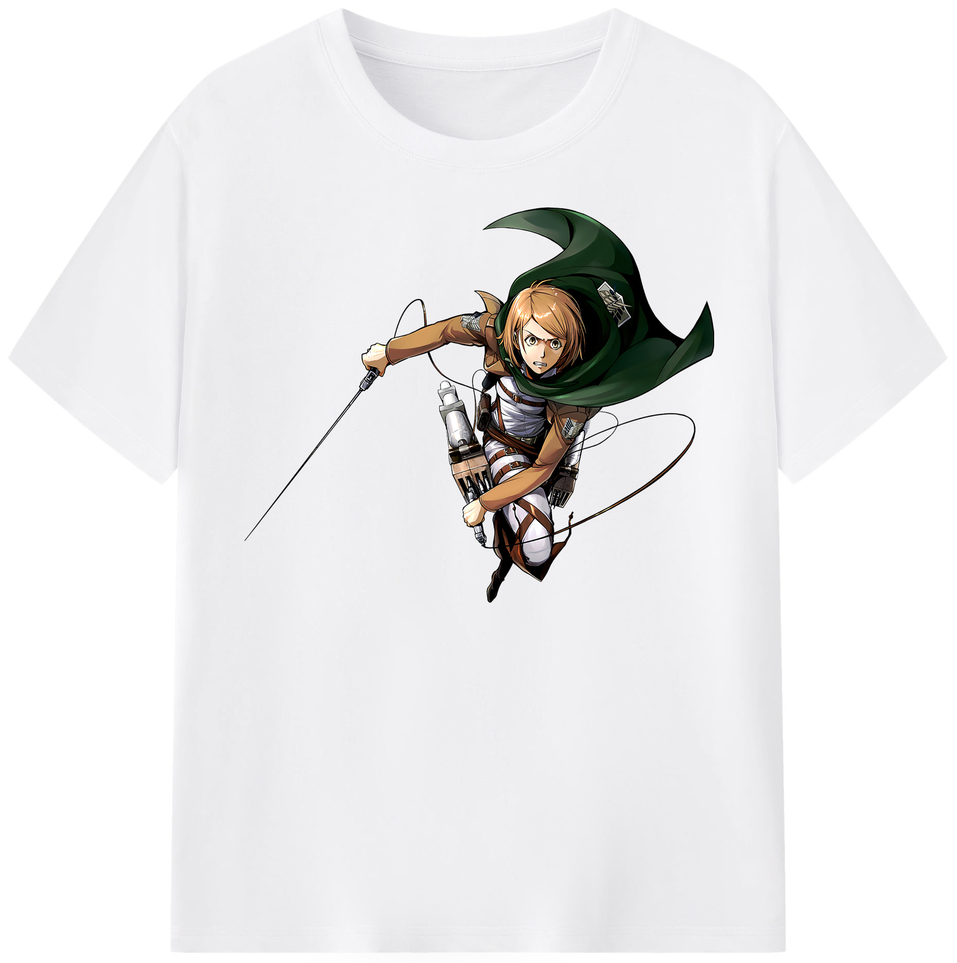 （画像用） 進撃の巨人 ペトラ·ラル Attack on Titan Petra Rall 綿100％半袖Tシャツ（フロントプリント）