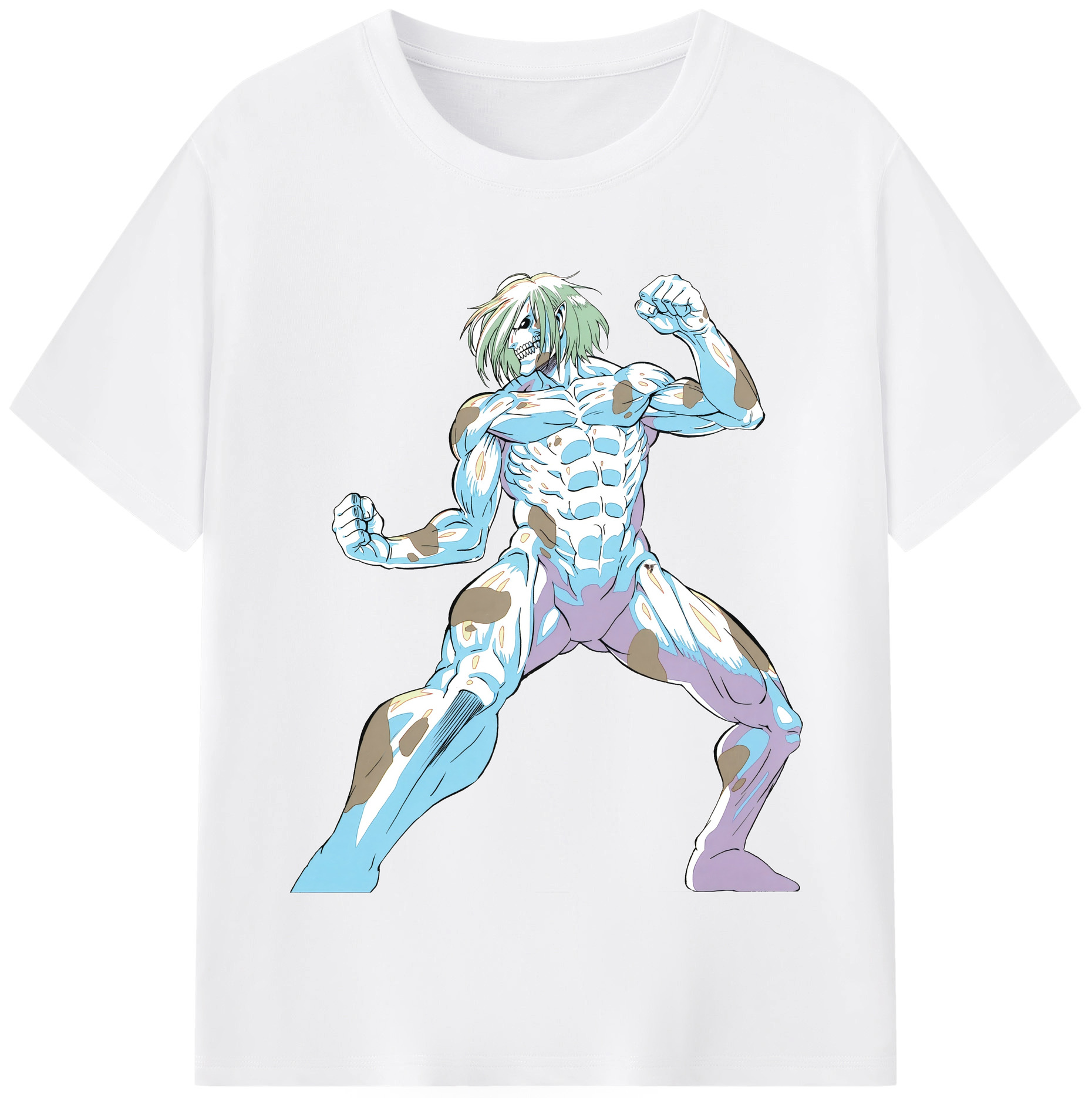 （画像用） 進撃の巨人 Attack on Titan 綿100％半袖Tシャツ（フロントプリント）