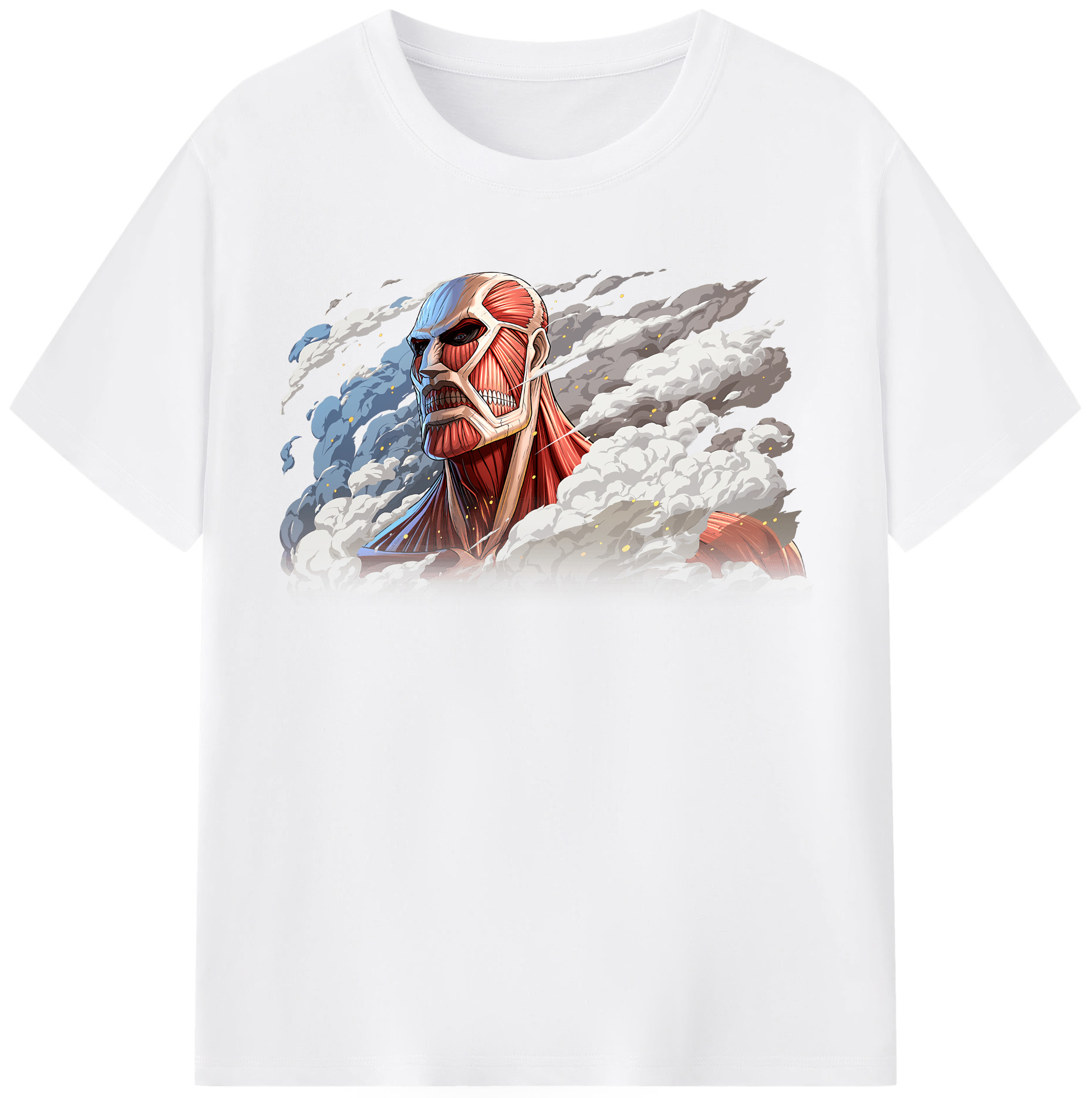 （画像用） 進撃の巨人 Attack on Titan 綿100％半袖Tシャツ（フロントプリント）