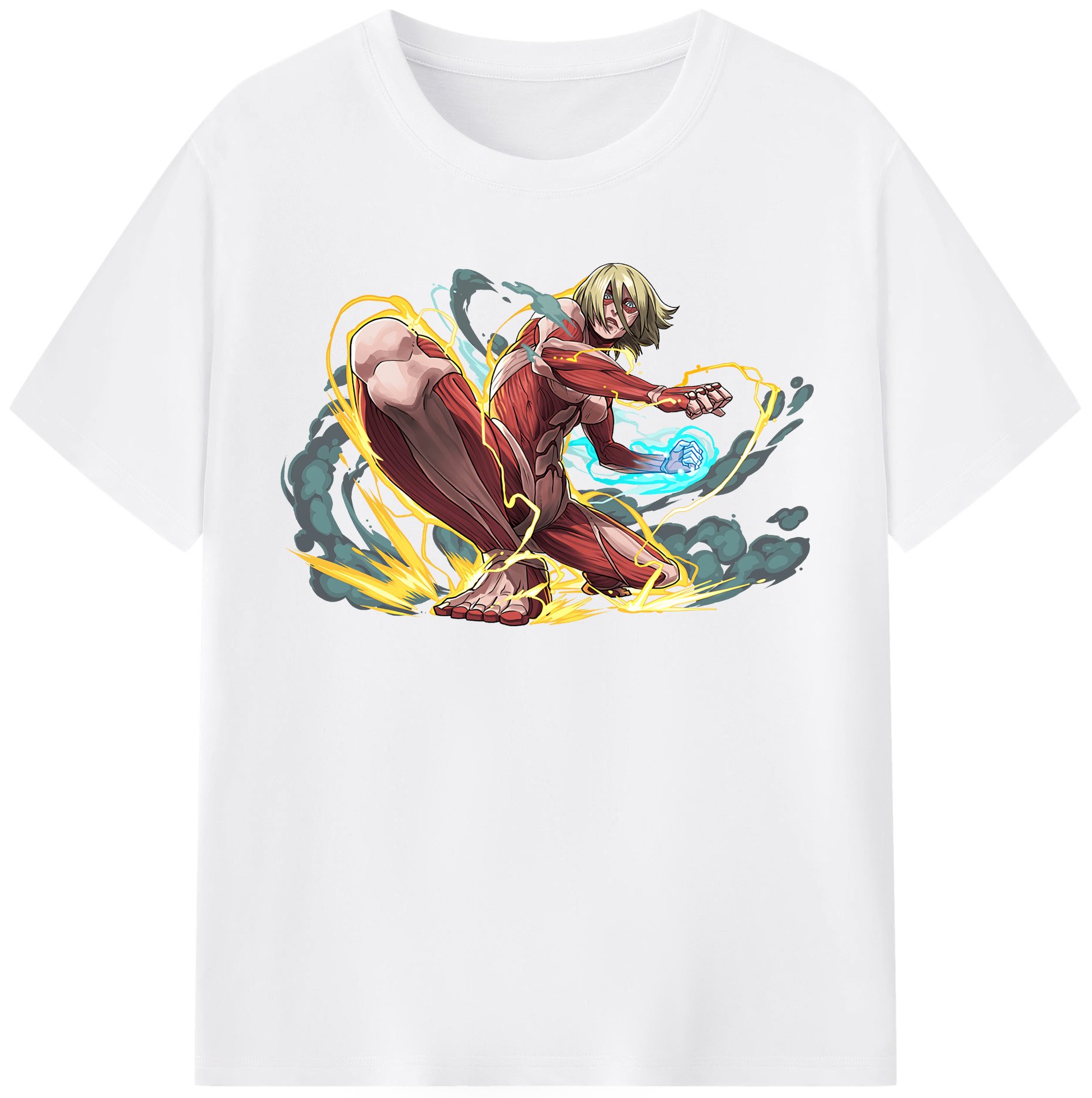 （画像用） 進撃の巨人 Attack on Titan 綿100％半袖Tシャツ（フロントプリント）