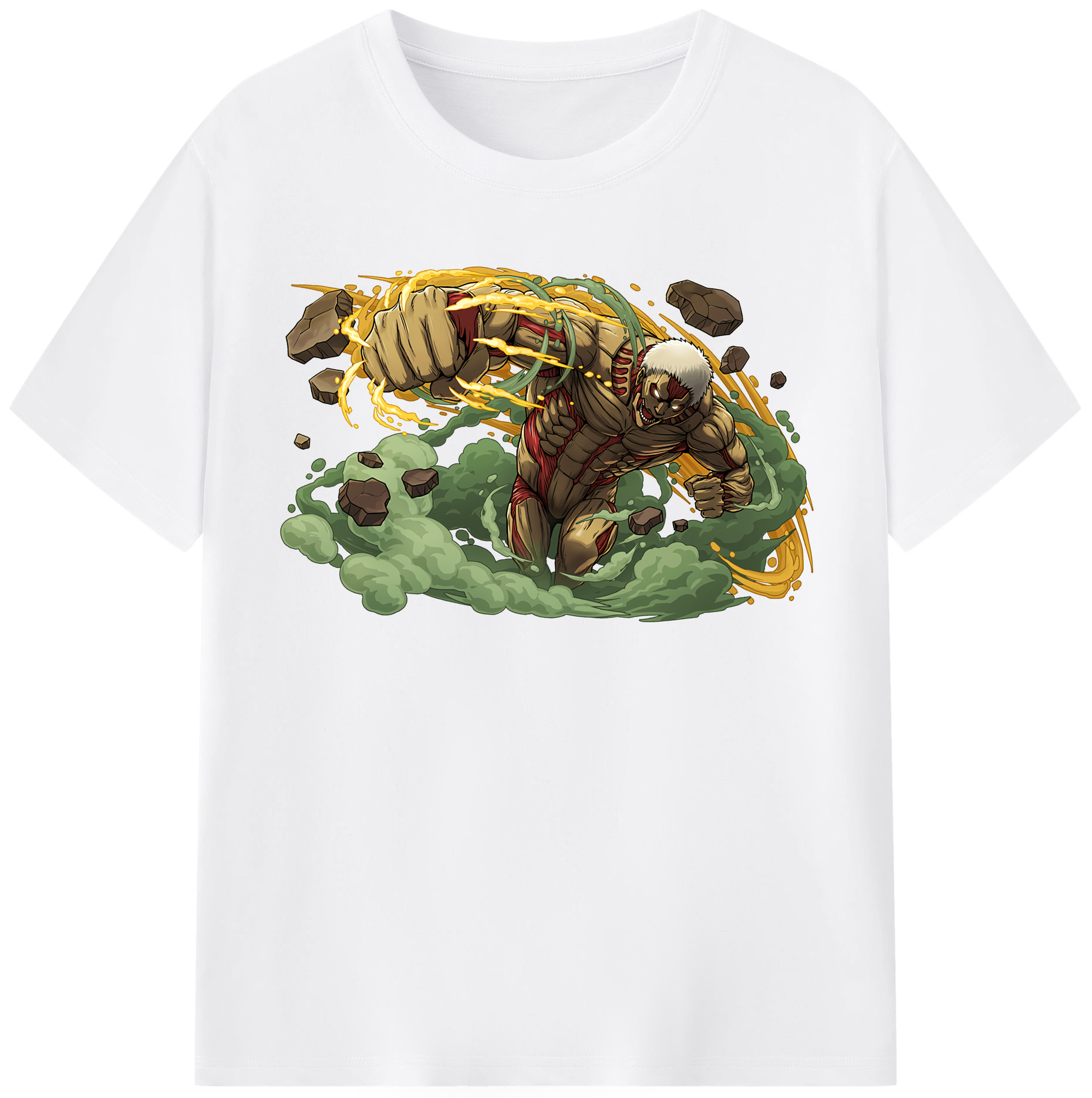 （画像用） 進撃の巨人 Attack on Titan 綿100％半袖Tシャツ（フロントプリント）