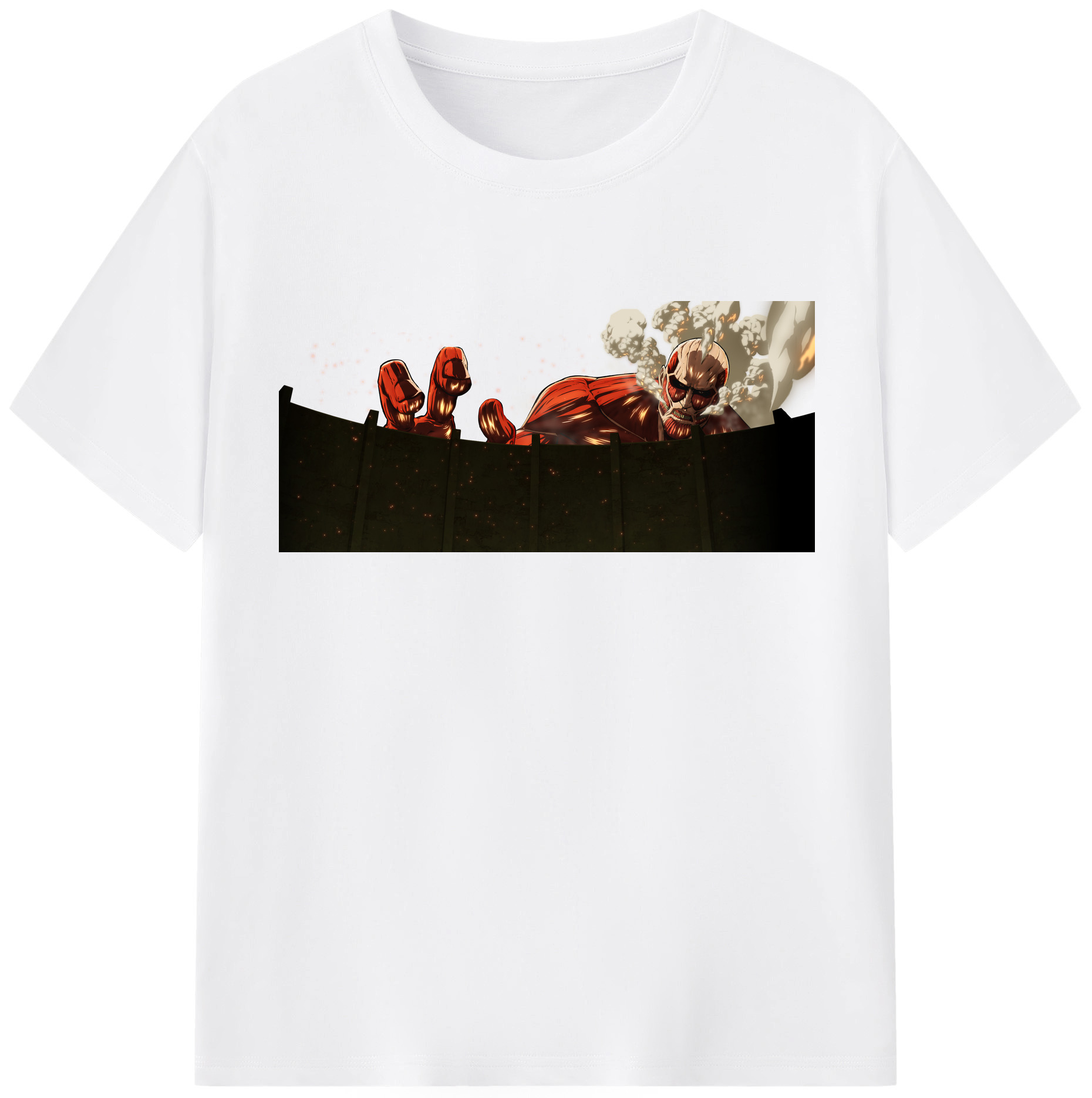 （画像用） 進撃の巨人 Attack on Titan 綿100％半袖Tシャツ（フロントプリント）