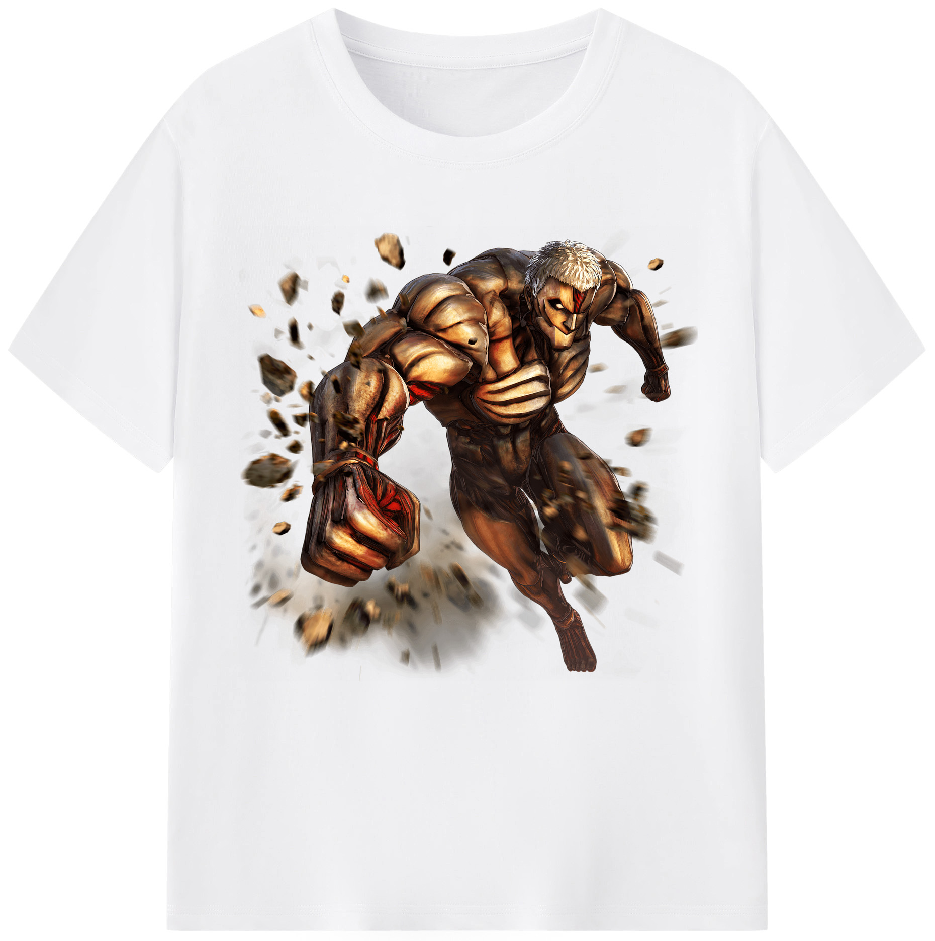 （画像用） 進撃の巨人 Attack on Titan 綿100％半袖Tシャツ（フロントプリント）