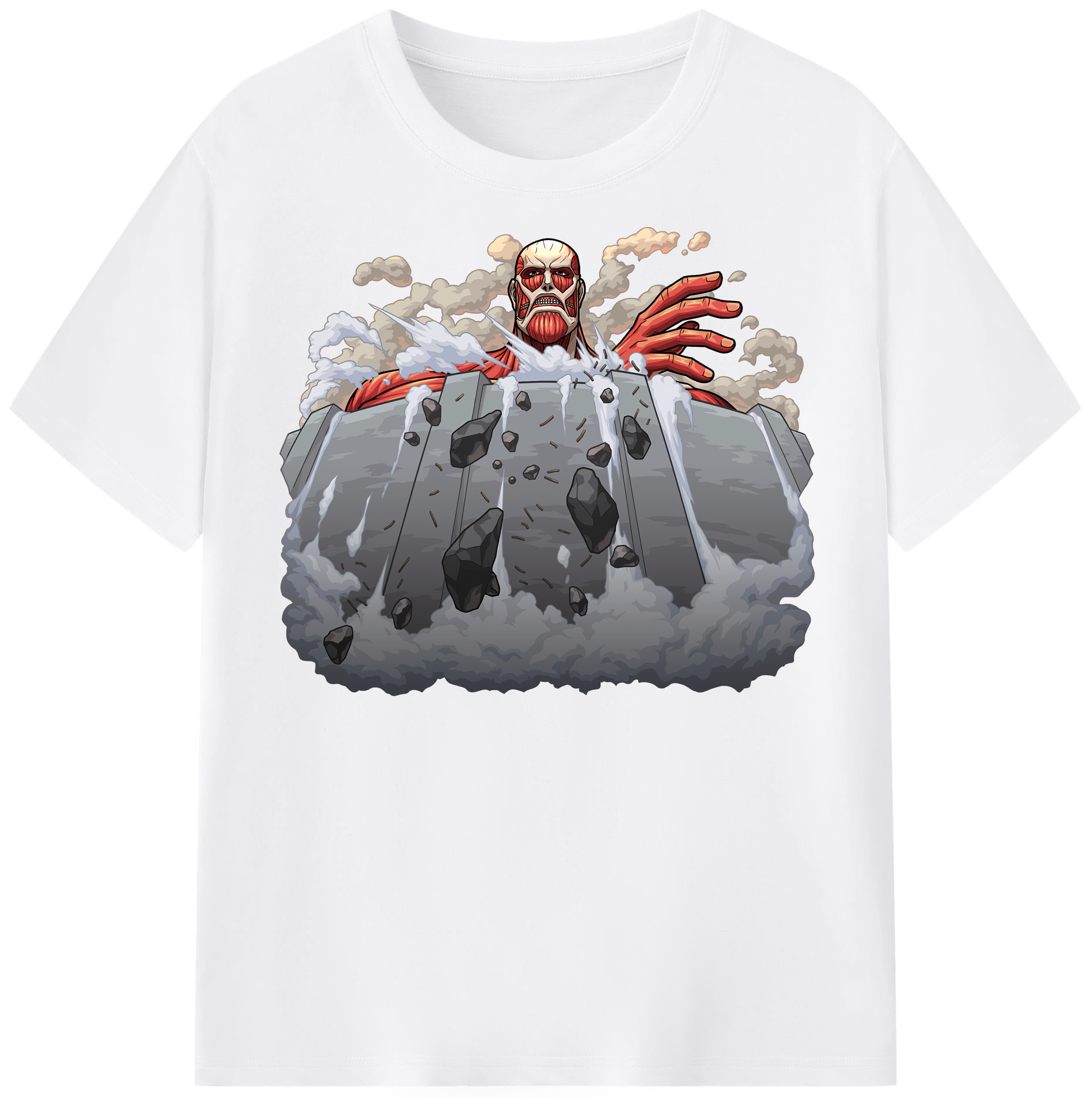 （画像用） 進撃の巨人 Attack on Titan 綿100％半袖Tシャツ（フロントプリント）