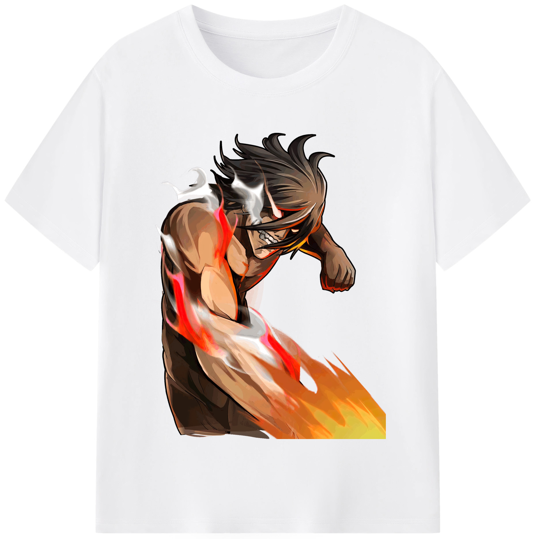 （画像用） 進撃の巨人 Attack on Titan 綿100％半袖Tシャツ（フロントプリント）