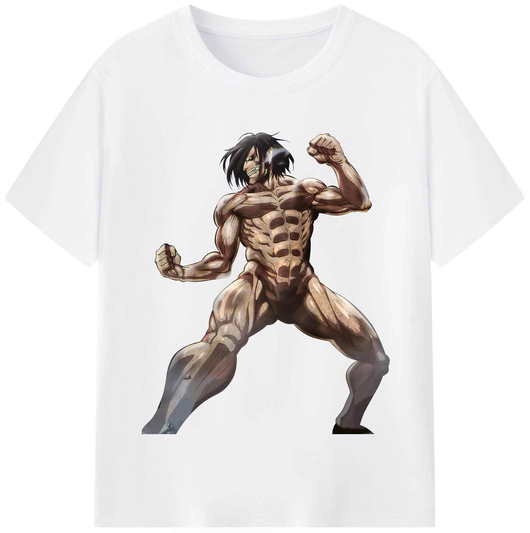 （画像用） 進撃の巨人 Attack on Titan 綿100％半袖Tシャツ（フロントプリント）