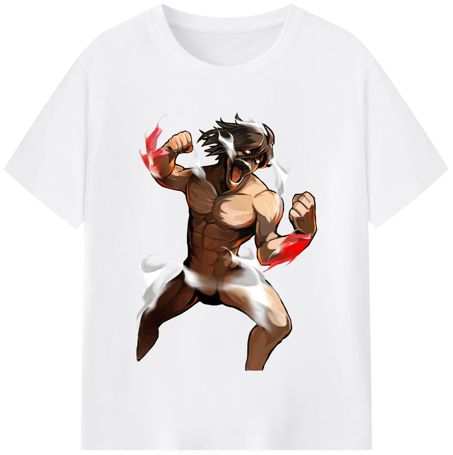 （画像用） 進撃の巨人 Attack on Titan 綿100％半袖Tシャツ（フロントプリント）