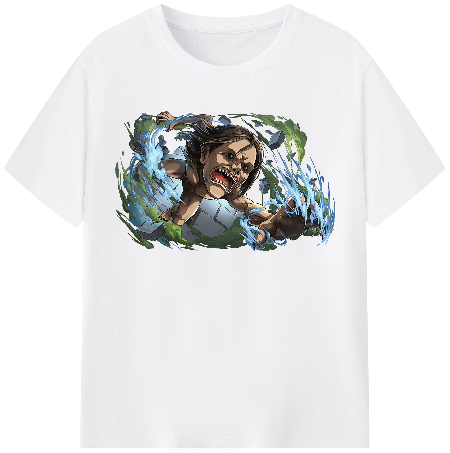 （画像用） 進撃の巨人 Attack on Titan 綿100％半袖Tシャツ（フロントプリント）
