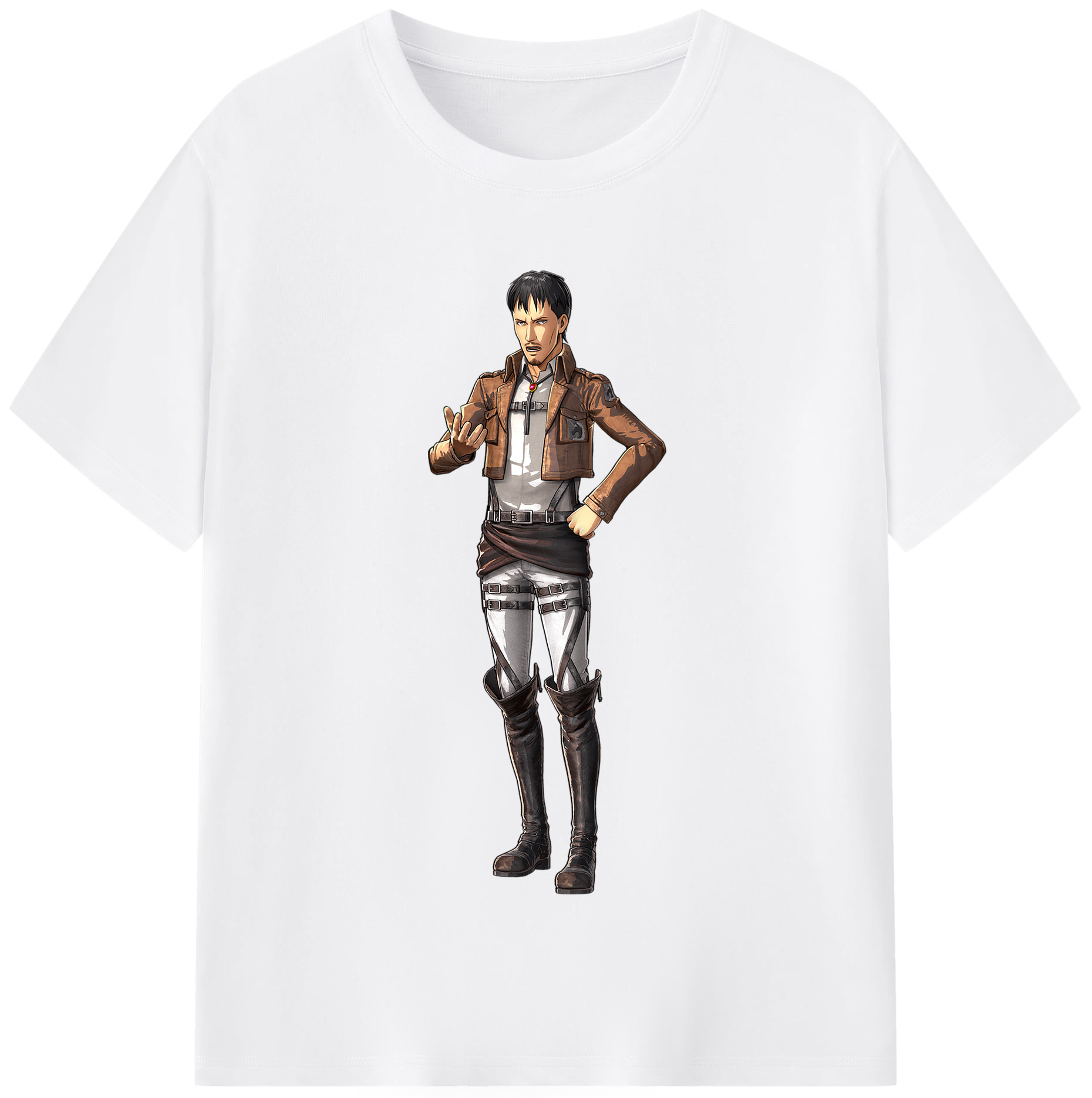 （画像用） 進撃の巨人 Attack on Titan 綿100％半袖Tシャツ（フロントプリント）