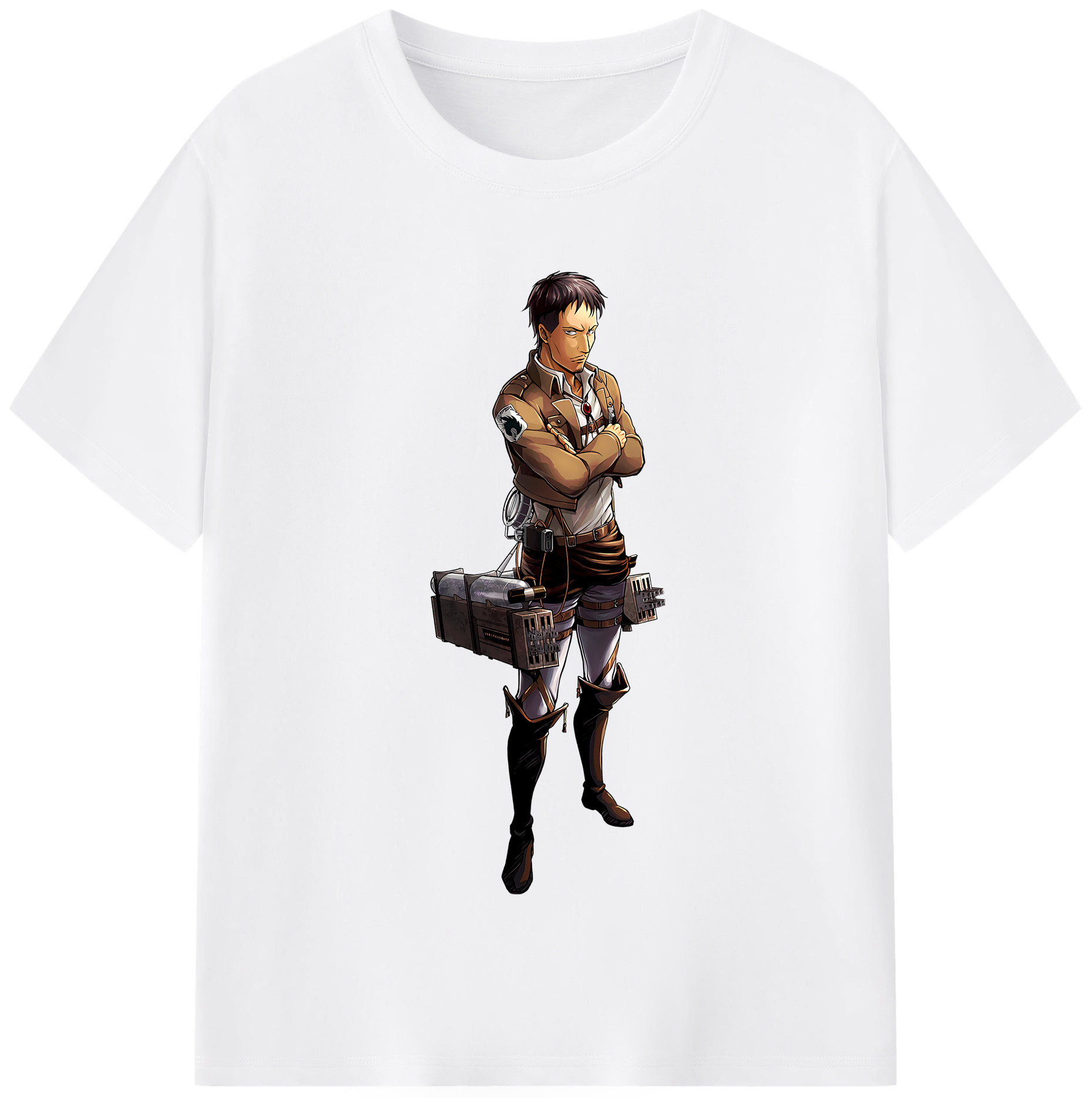 （画像用） 進撃の巨人 Attack on Titan 綿100％半袖Tシャツ（フロントプリント）