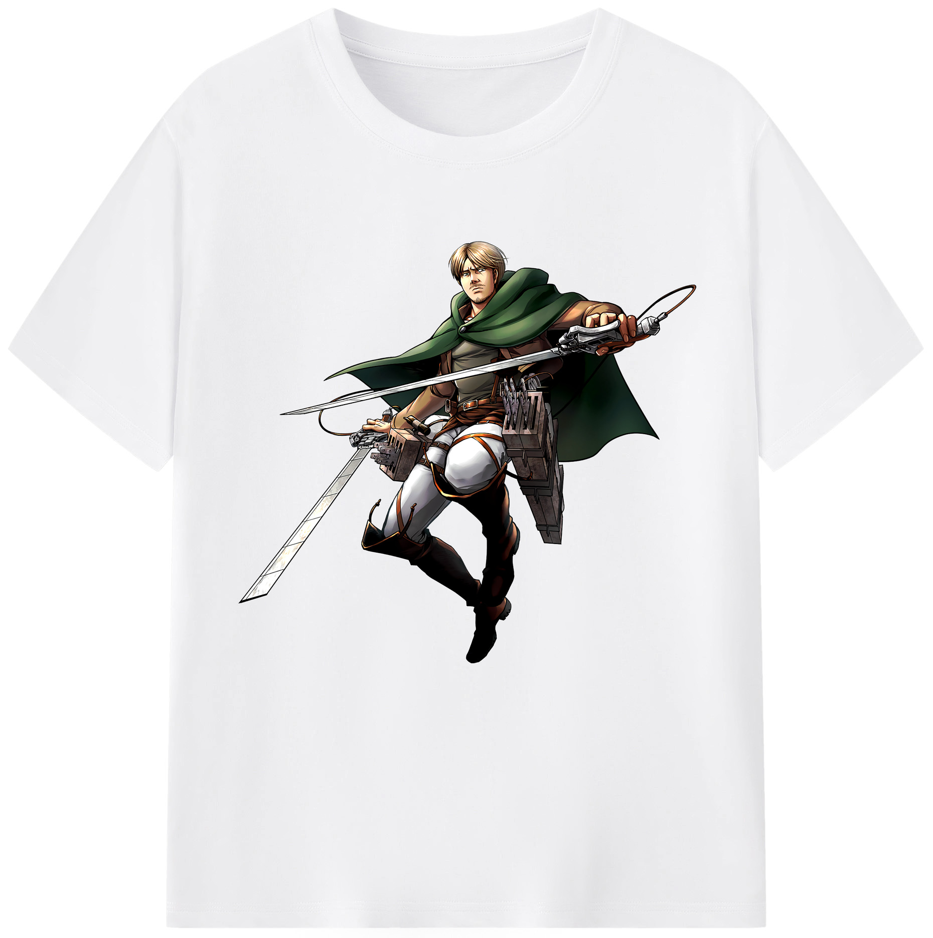 （画像用） 進撃の巨人 Attack on Titan 綿100％半袖Tシャツ（フロントプリント）