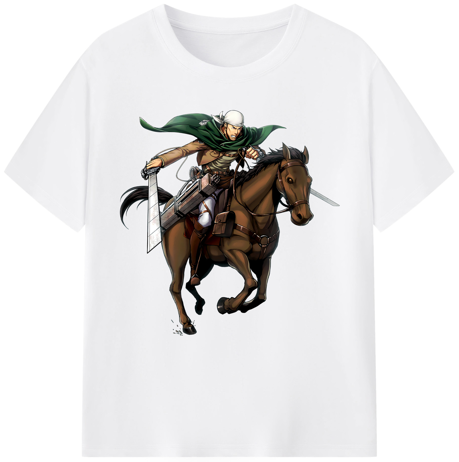 （画像用） 進撃の巨人 Attack on Titan 綿100％半袖Tシャツ（フロントプリント）