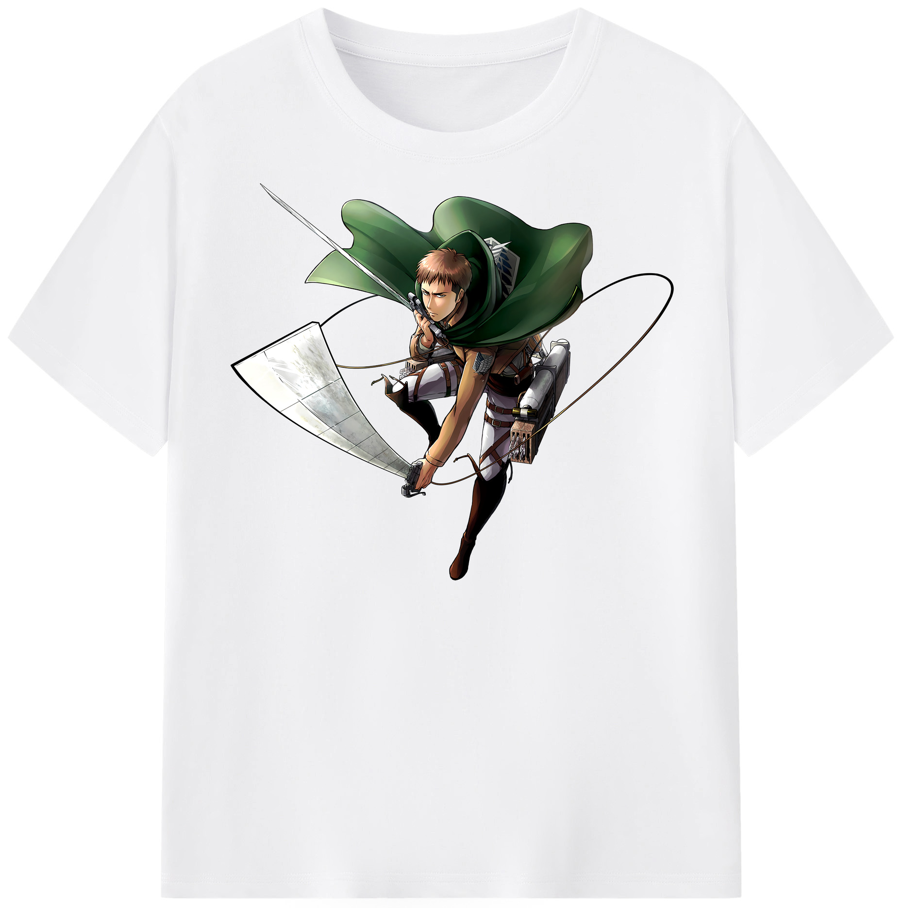 （画像用） 進撃の巨人 Attack on Titan 綿100％半袖Tシャツ（フロントプリント）
