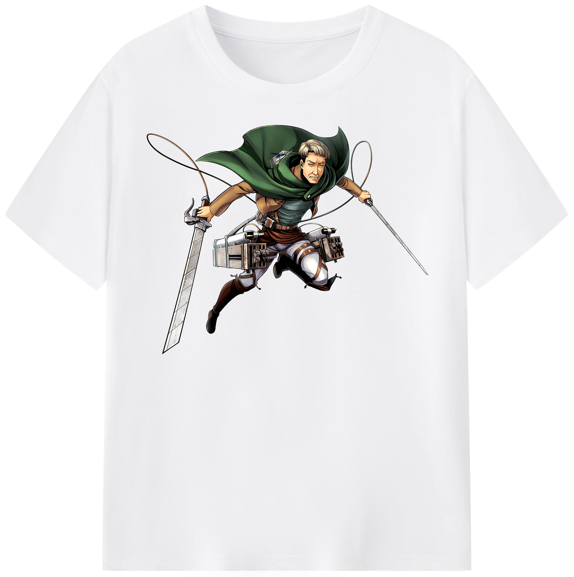 （画像用） 進撃の巨人 Attack on Titan 綿100％半袖Tシャツ（フロントプリント）