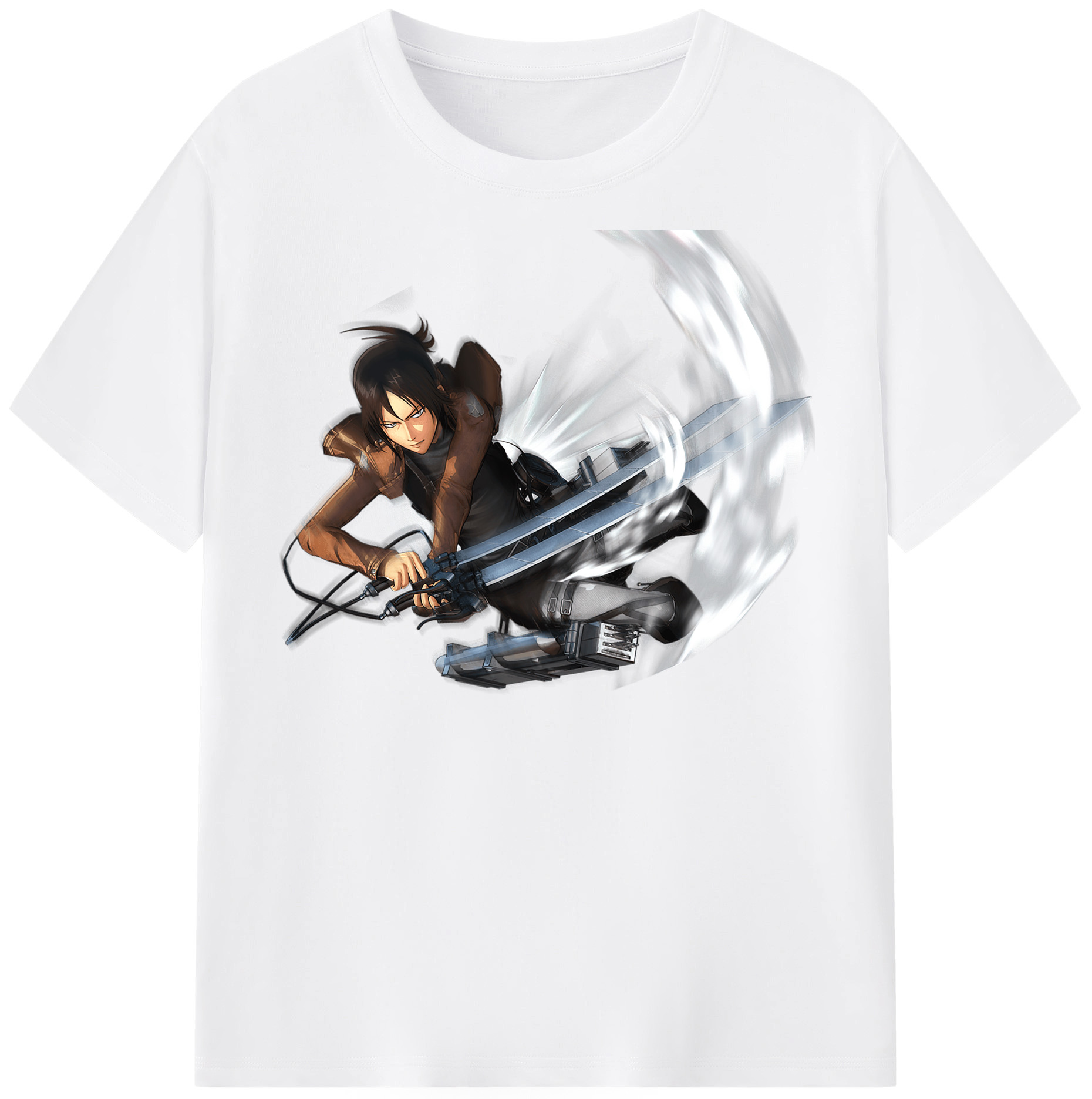 （画像用） 進撃の巨人 Attack on Titan 綿100％半袖Tシャツ（フロントプリント）