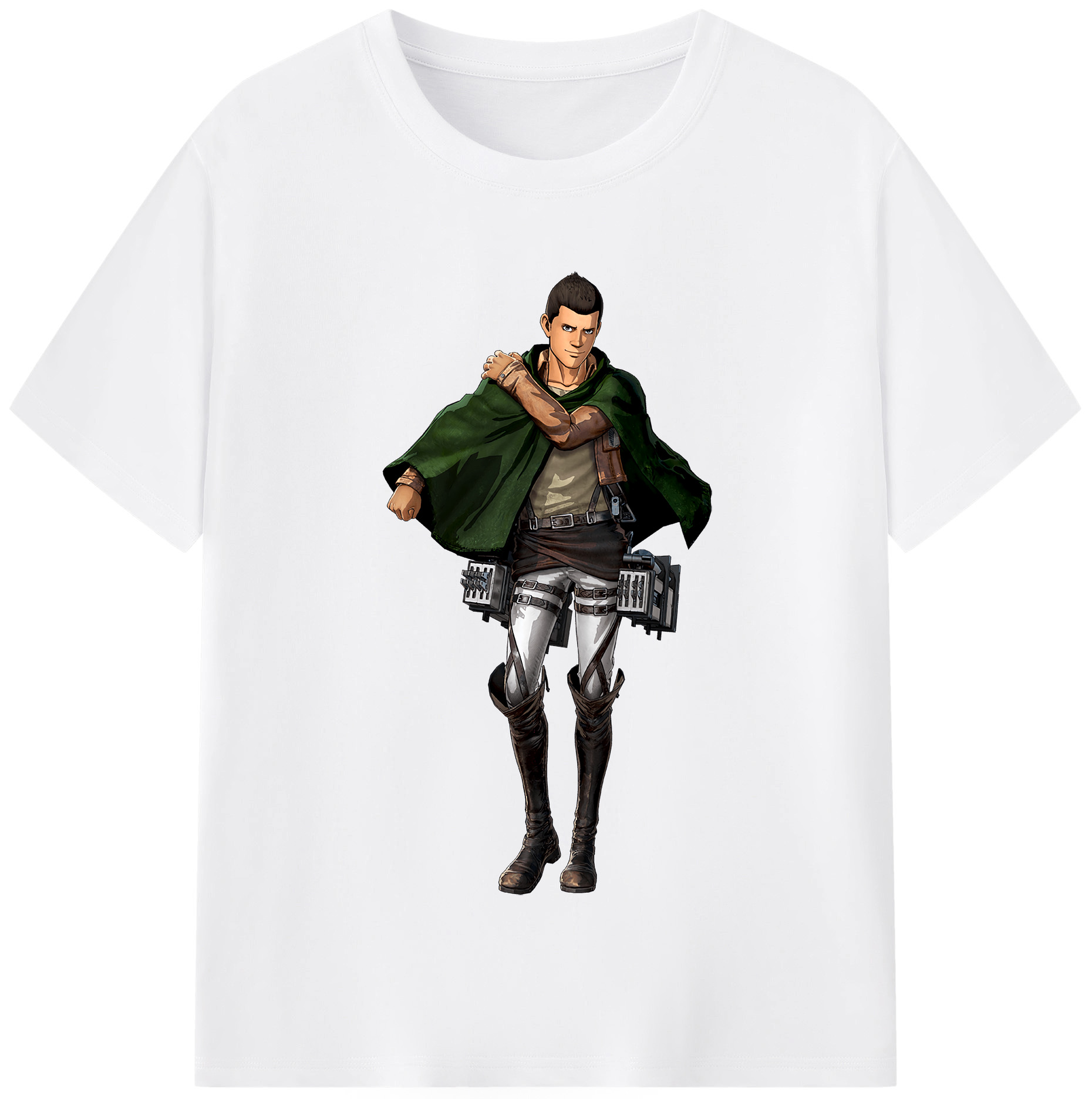 （画像用） 進撃の巨人 Attack on Titan 綿100％半袖Tシャツ（フロントプリント）