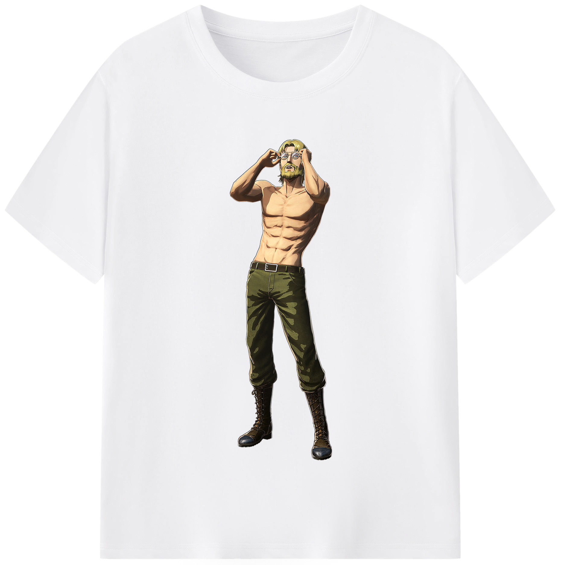 （画像用） 進撃の巨人 Attack on Titan 綿100％半袖Tシャツ（フロントプリント）