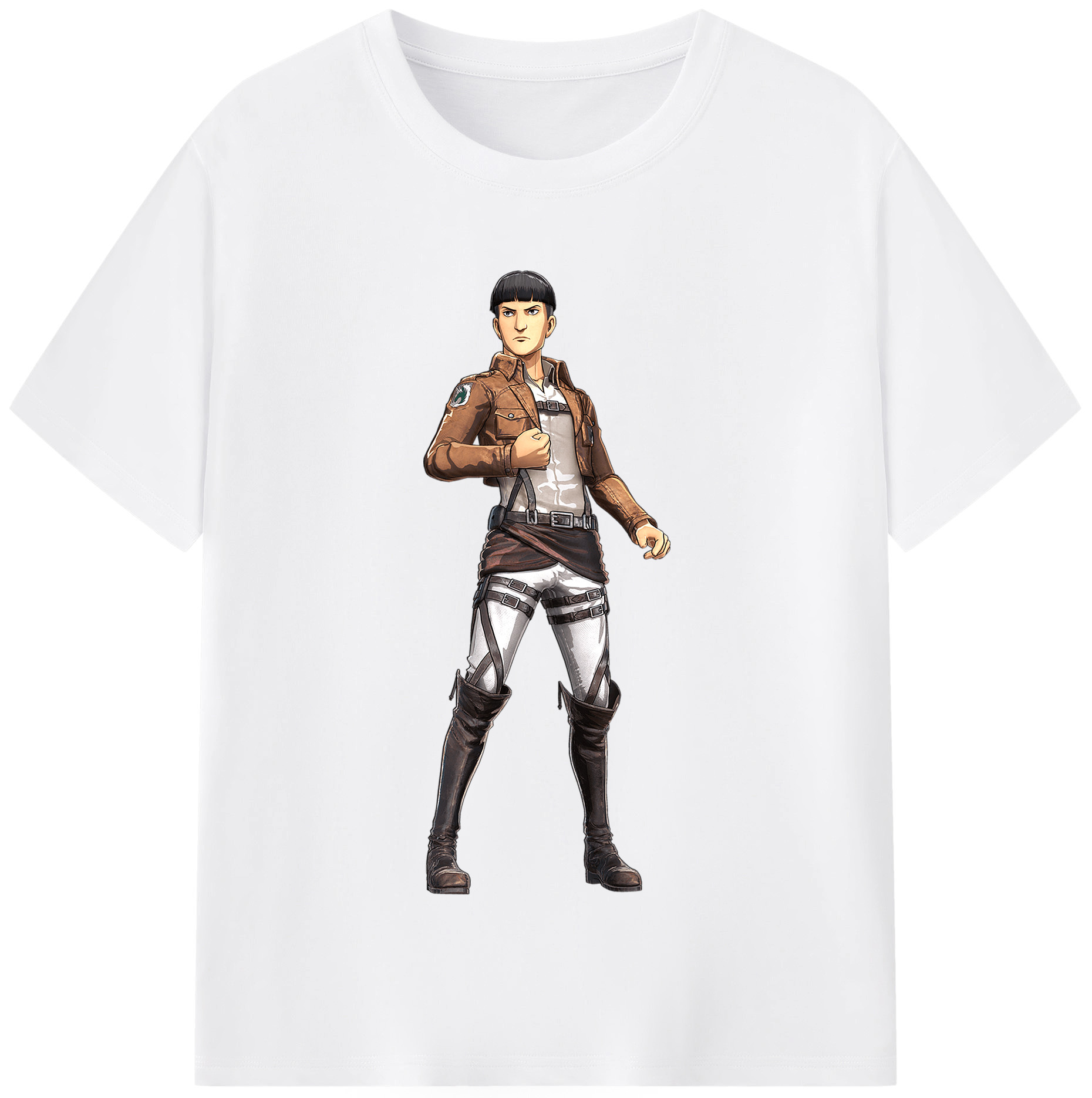 （画像用） 進撃の巨人 Attack on Titan 綿100％半袖Tシャツ（フロントプリント）