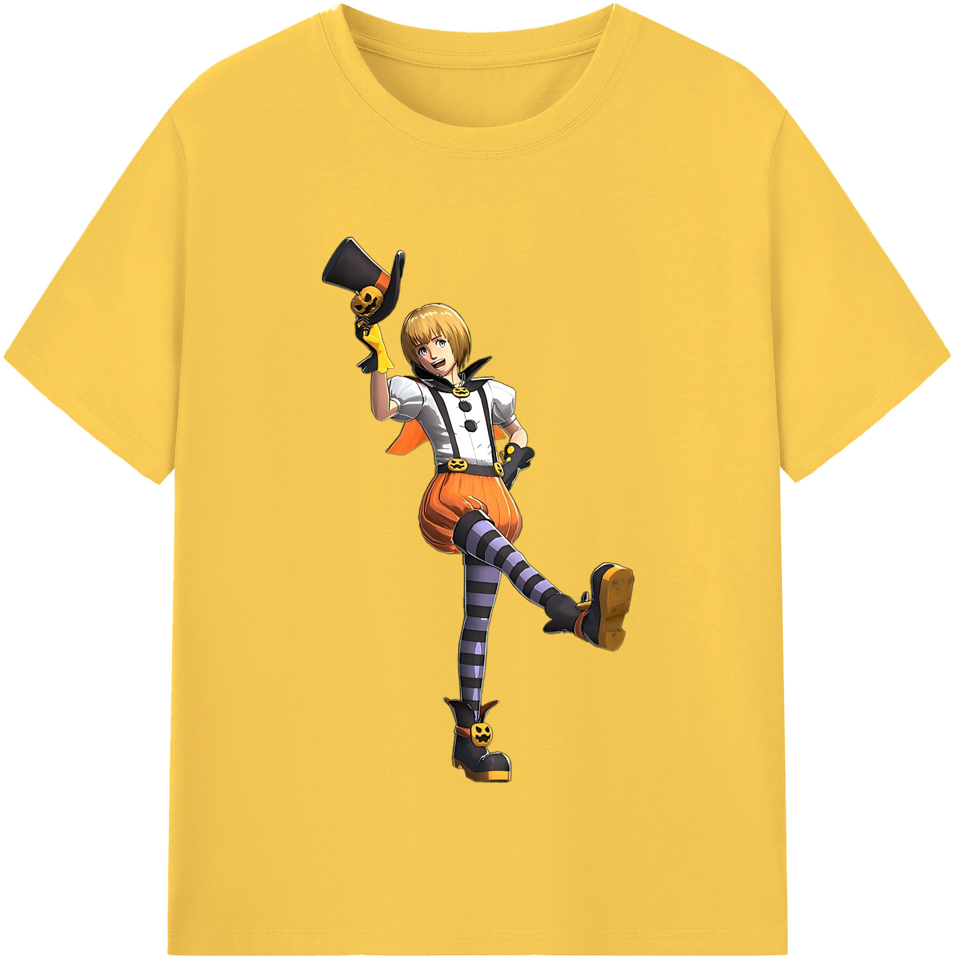 （画像用） 進撃の巨人 アルミン·アルレルト Attack on Titan Armin Arlert 綿100％半袖Tシャツ（フロントプリント）