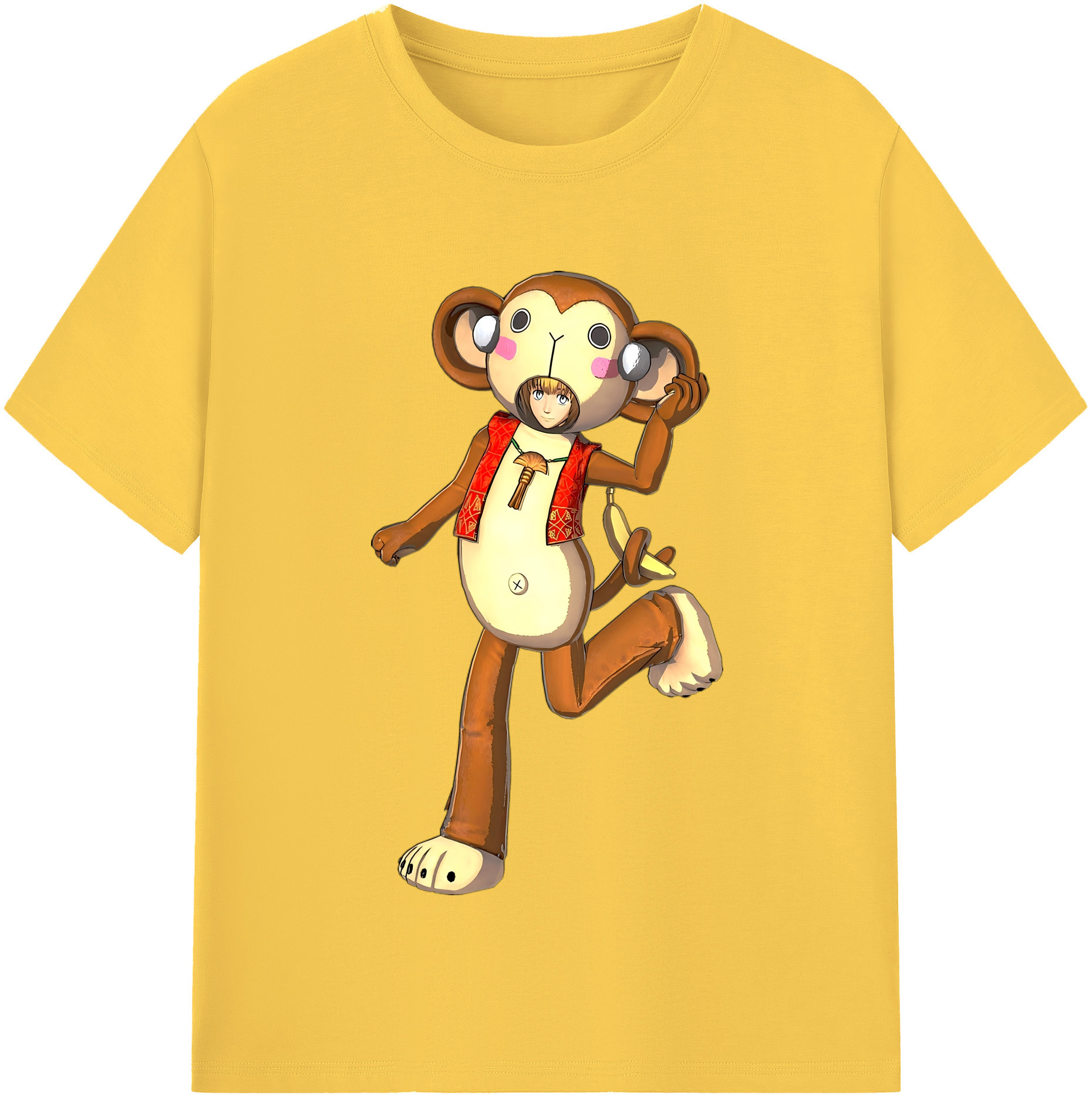 （画像用） 進撃の巨人 アルミン·アルレルト Attack on Titan Armin Arlert 綿100％半袖Tシャツ（フロントプリント）